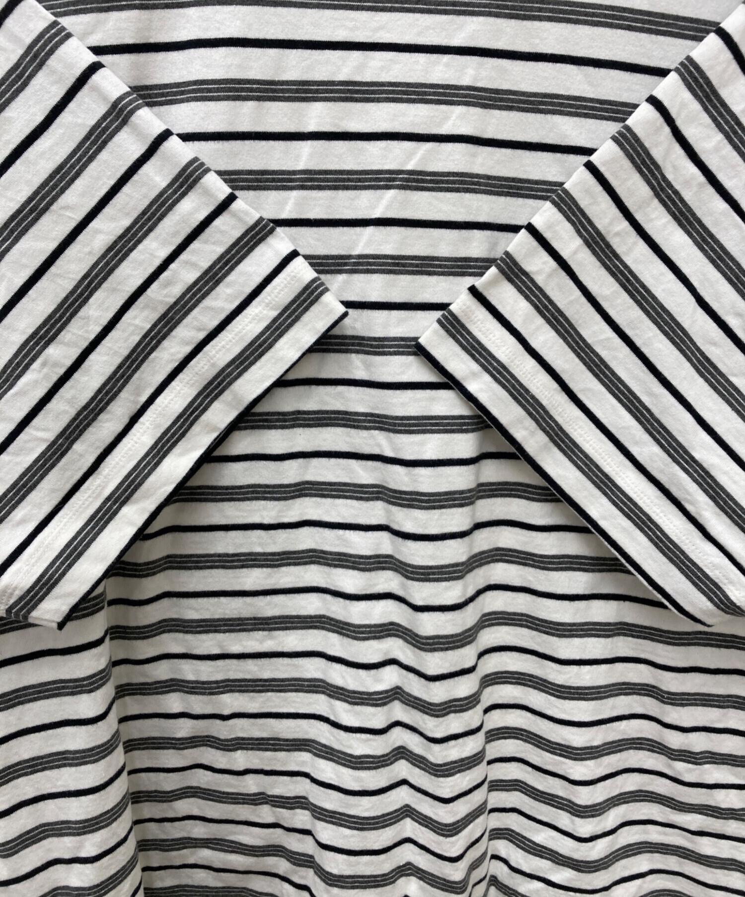 中古・古着通販】plllllleeeasse (プリーズ) multi stripe short