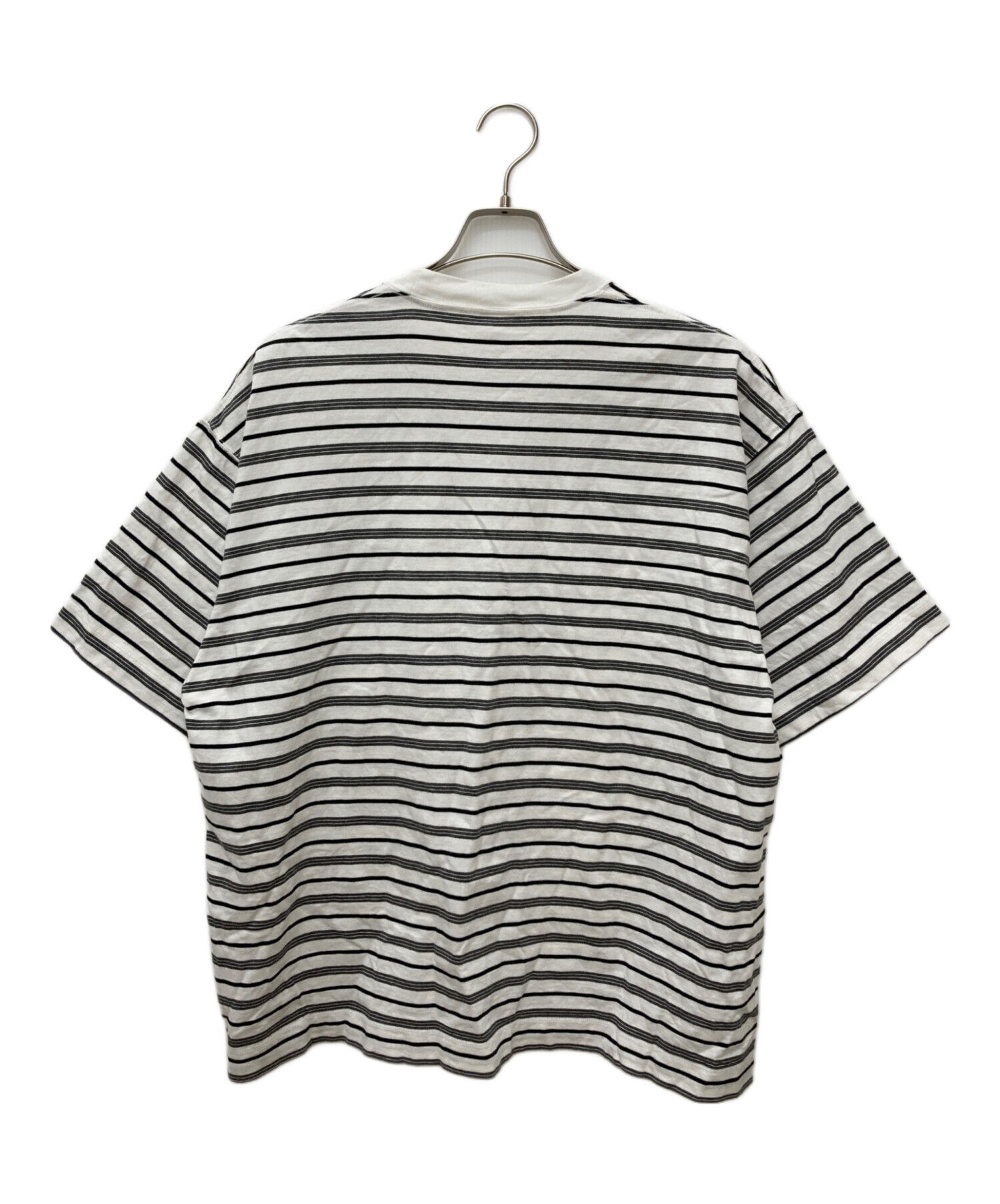中古・古着通販】plllllleeeasse (プリーズ) multi stripe short