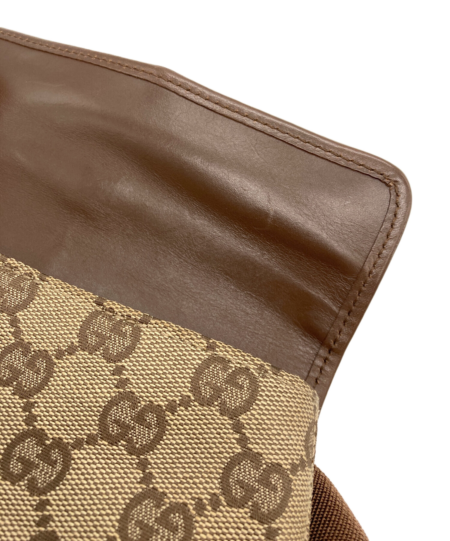 中古・古着通販】GUCCI (グッチ) GGキャンバス ウエストバッグ 92543