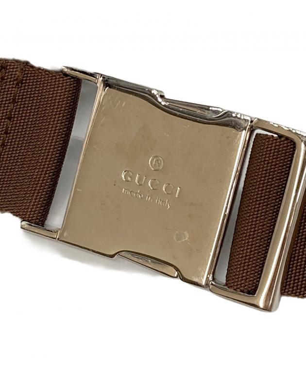 中古・古着通販】GUCCI (グッチ) GGキャンバス ウエストバッグ 92543