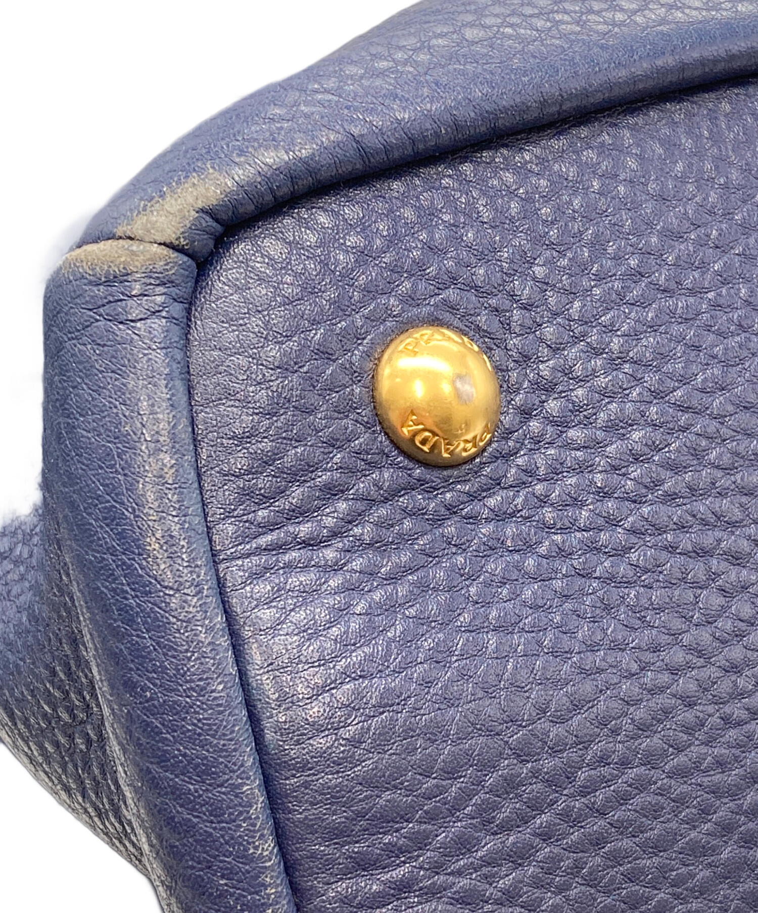 中古・古着通販】PRADA (プラダ) 2wayハンドバッグ 1BA878 ネイビー 