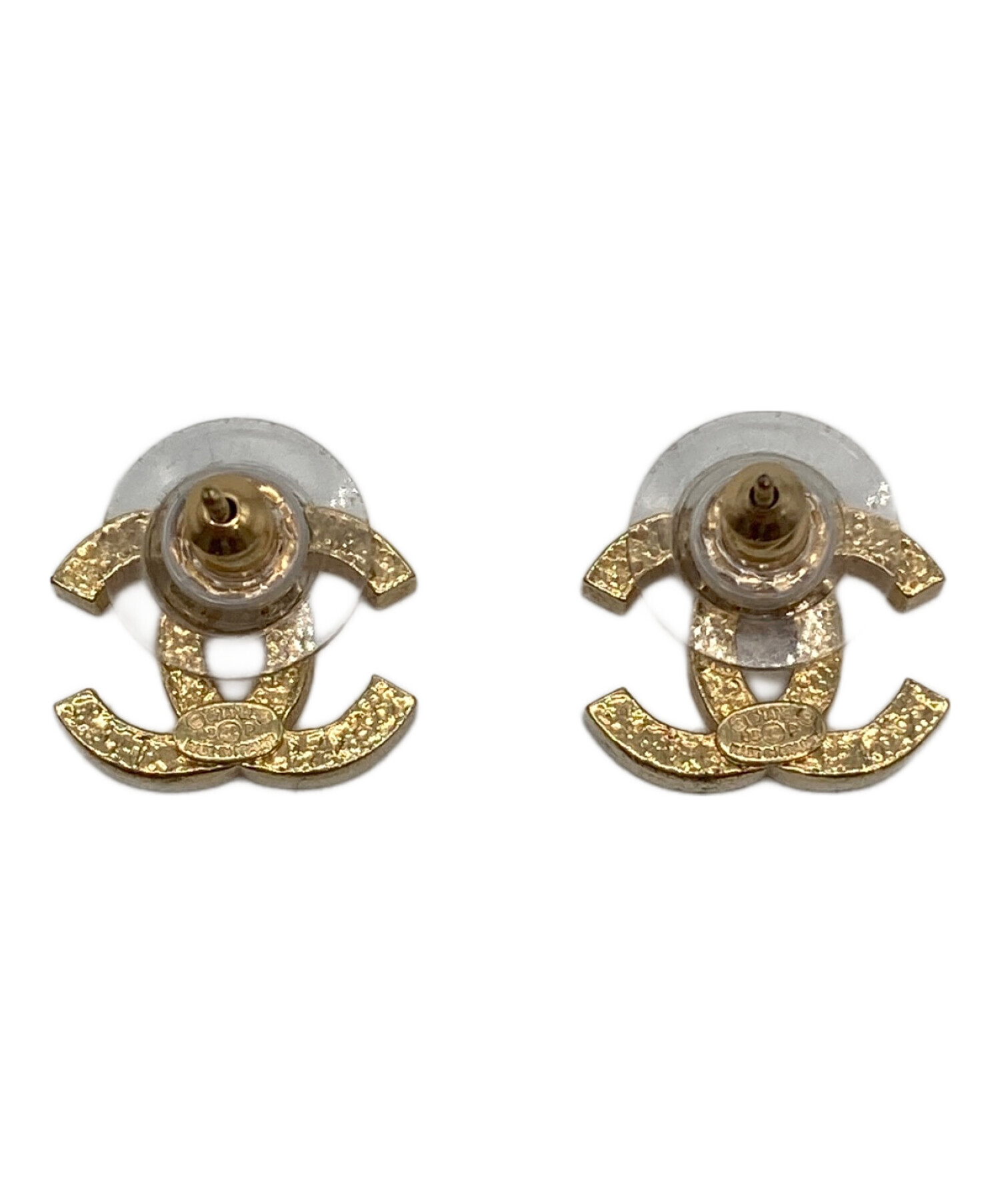 中古・古着通販】CHANEL (シャネル) ココマークピアス ゴールド