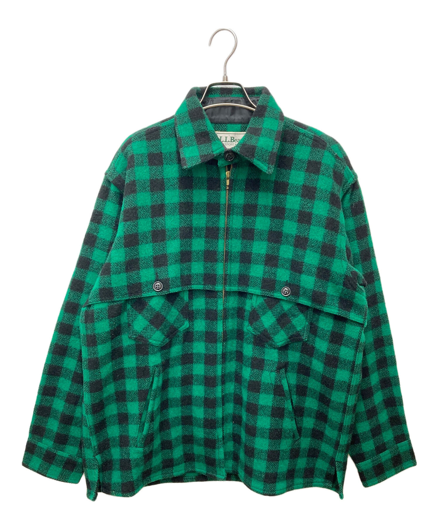 中古・古着通販】L.L.Bean (エルエルビーン) ウールチェックシャツ 
