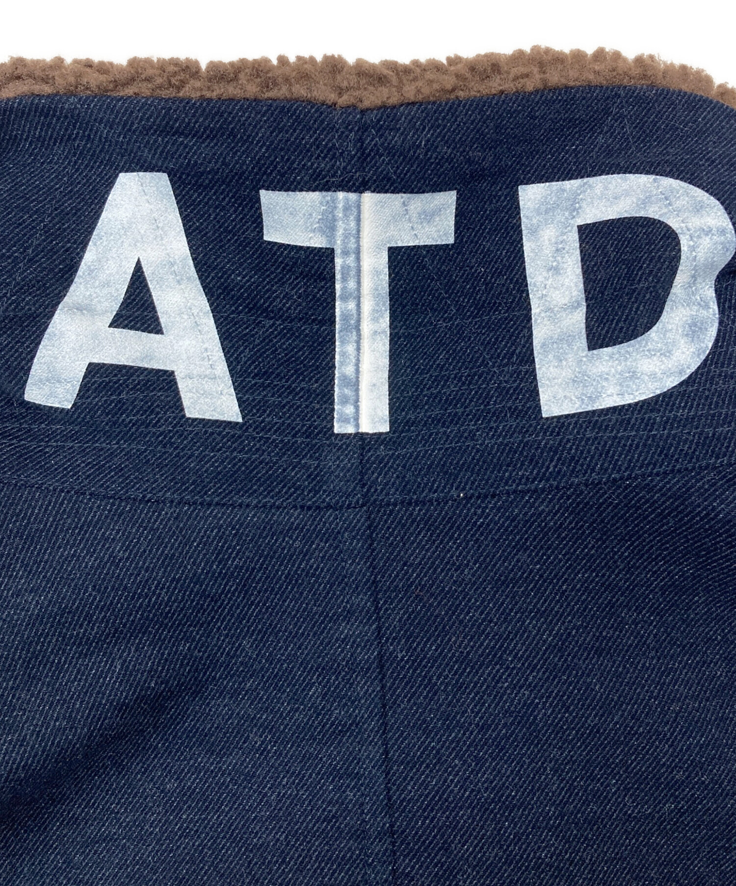 中古・古着通販】AT-DIRTY (アットダーティ) HEAVY BOA COAT ネイビー