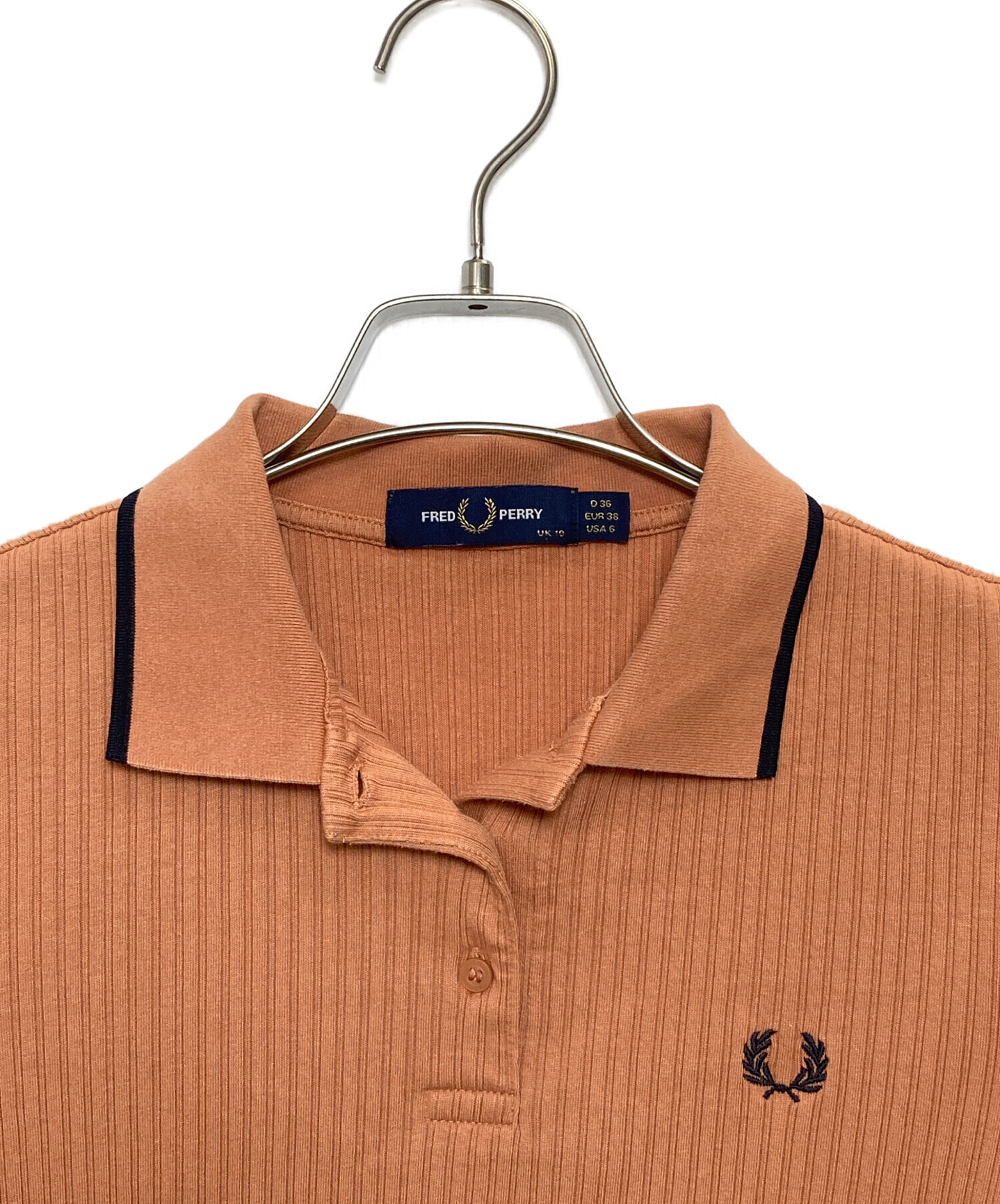 中古・古着通販】FRED PERRY (フレッドペリー) ポロシャツ オレンジ