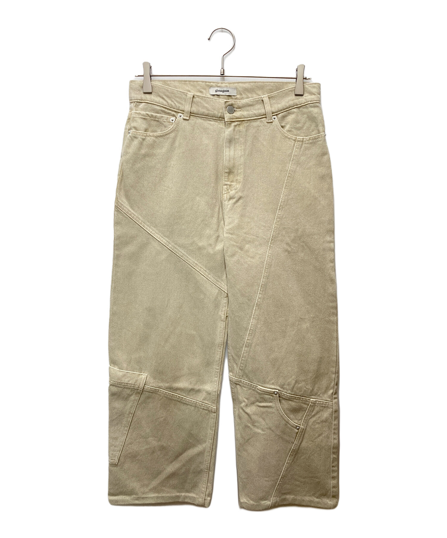 中古・古着通販】Gimaguas (ギマガス) バギーデニムパンツ ベージュ 