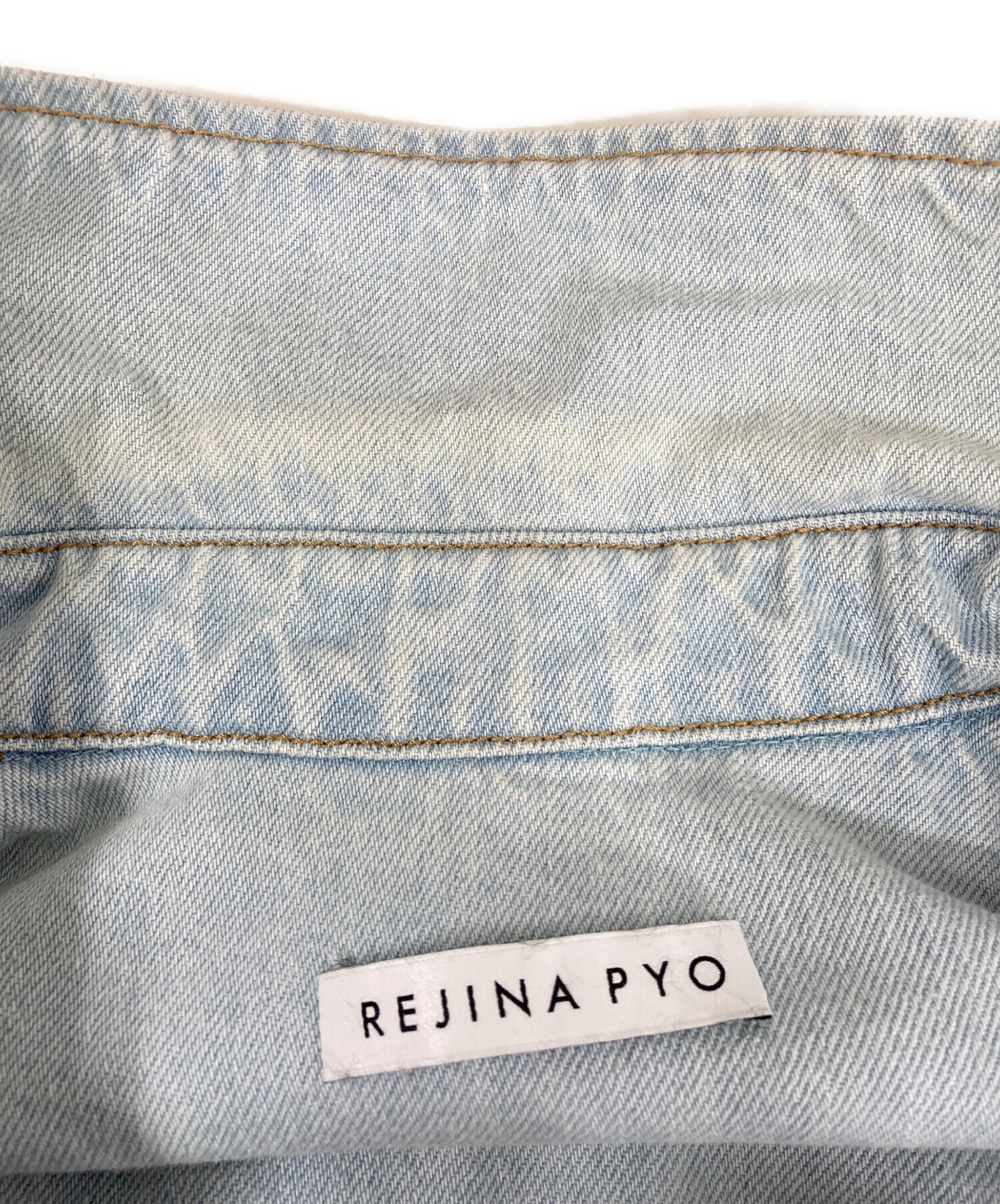 中古・古着通販】REJINA PYO (レジーナ ピョウ) pointed-collar denim