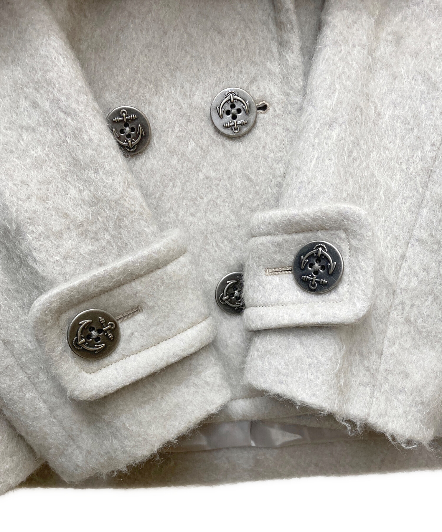 中古・古着通販】Diagram (ダイアグラム) フードファーダブルコート