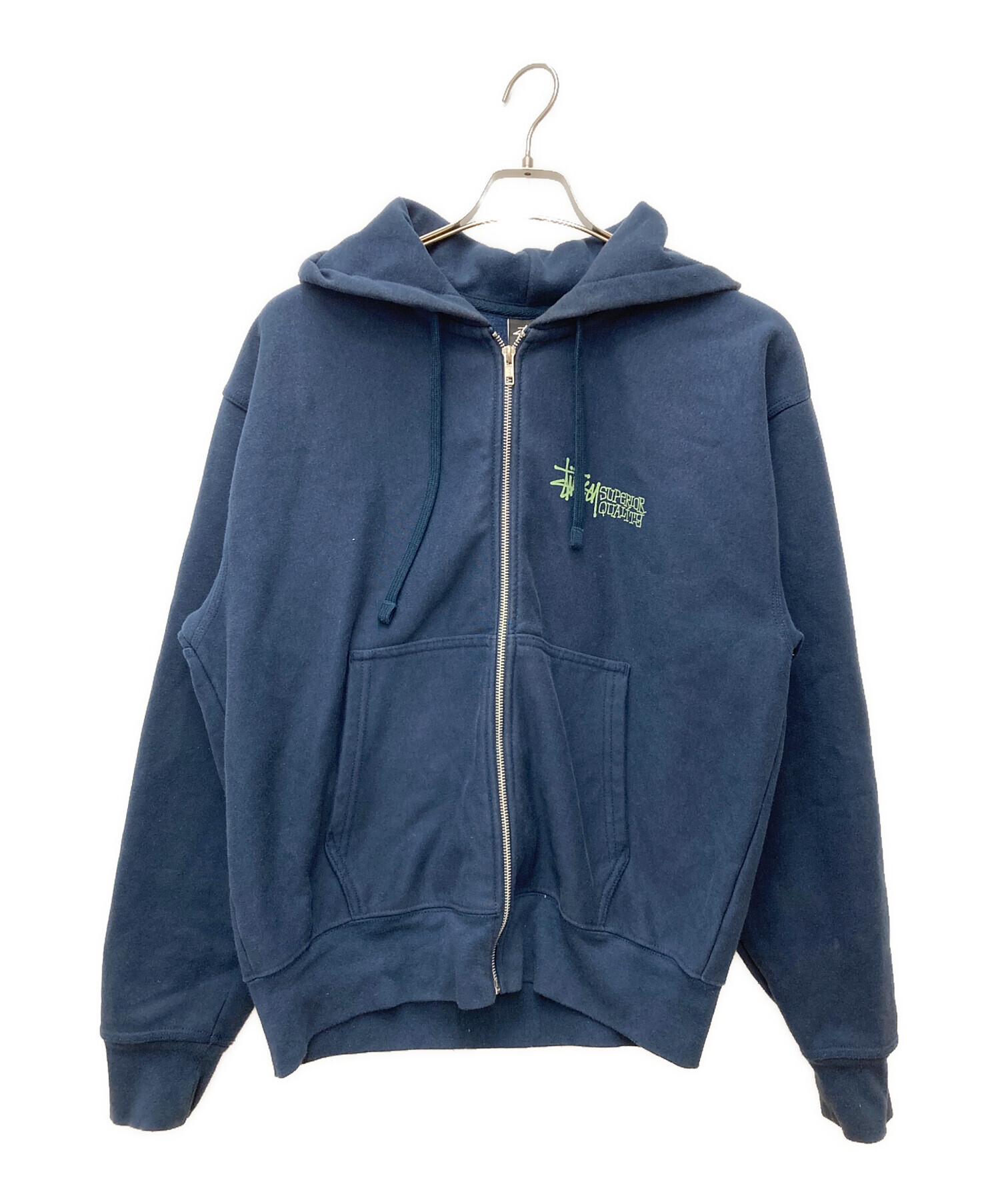 中古・古着通販】stussy (ステューシー) Superior Quality Zip Hoodie 