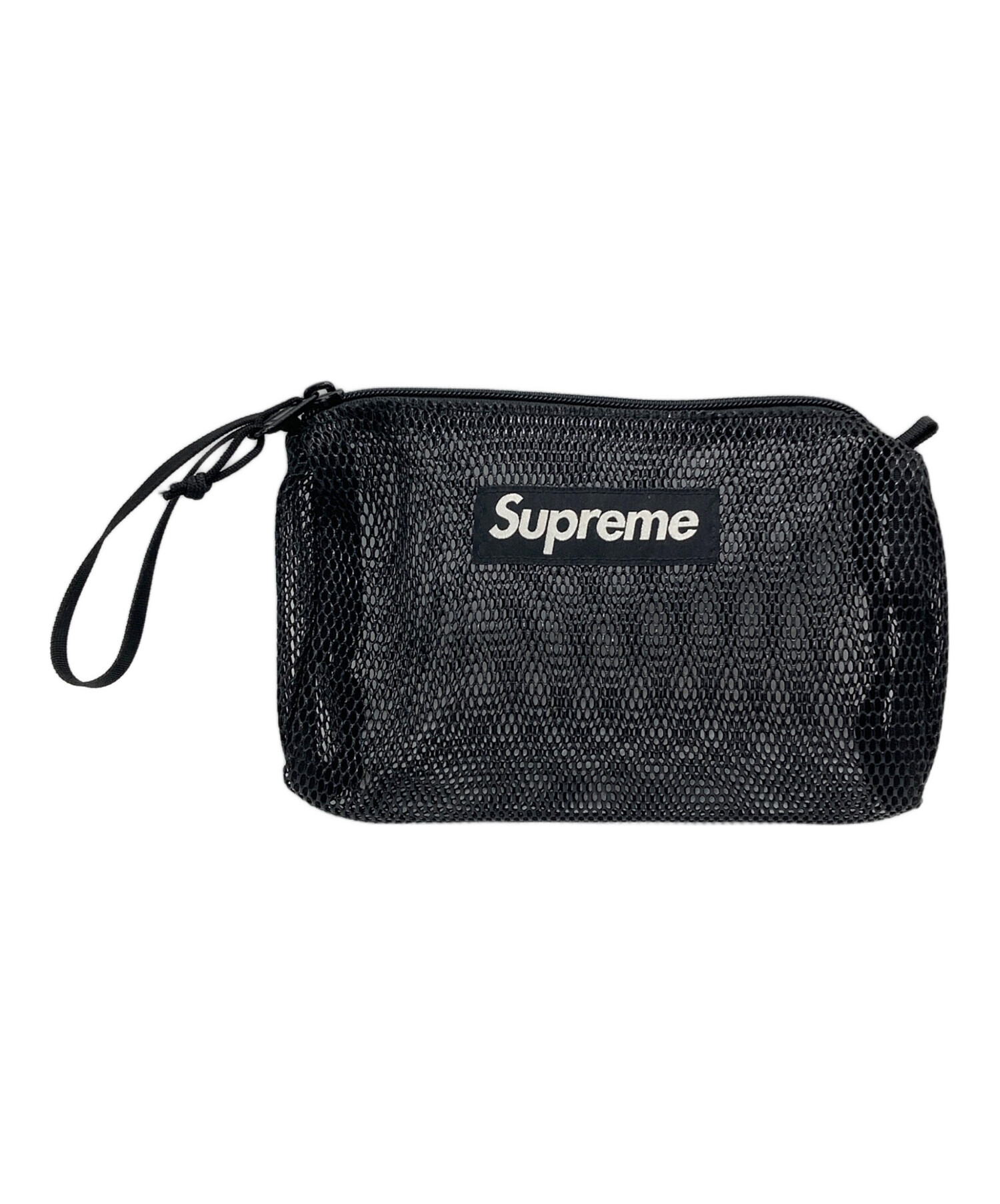 中古・古着通販】SUPREME (シュプリーム) Mesh Mini Pouch ブラック