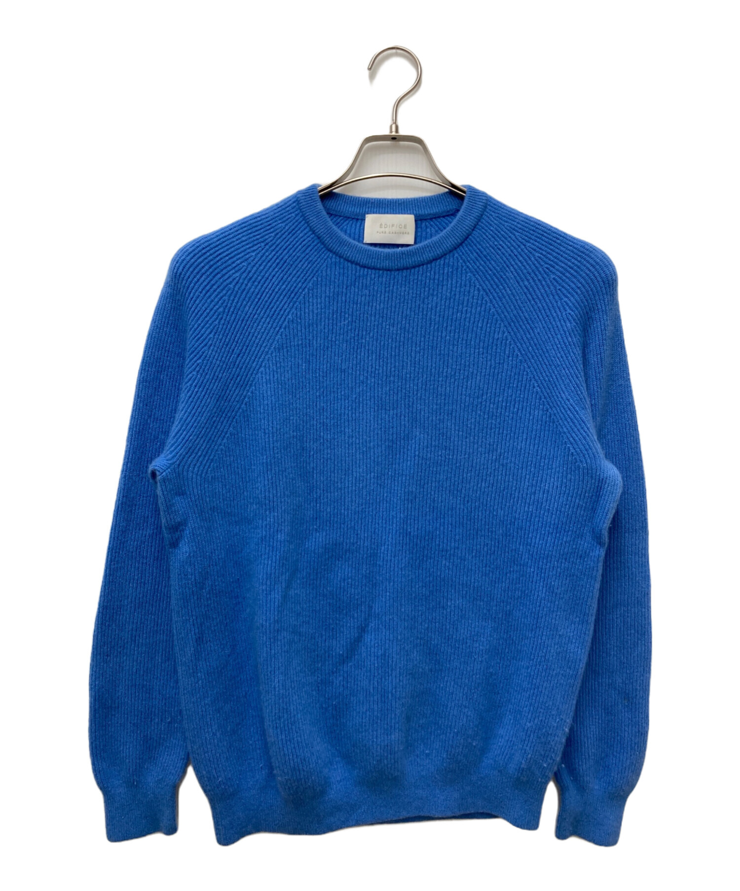 中古・古着通販】EDIFICE (エディフィス) カシミア 畦編み クルー