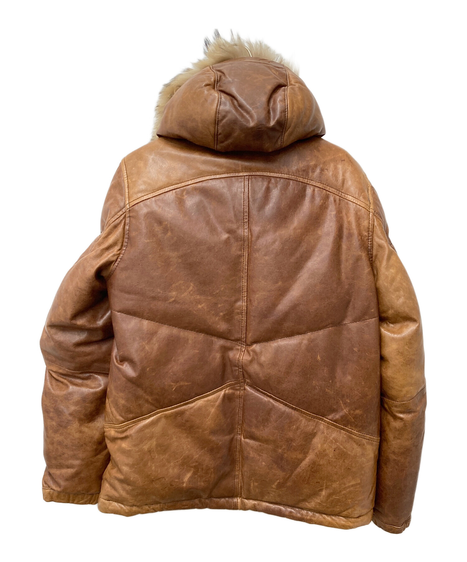 the duffer of st.e 英国製 レザージャケット The DUFFER of ST.GEORGE ダファー レザージャケット M - メルカリ