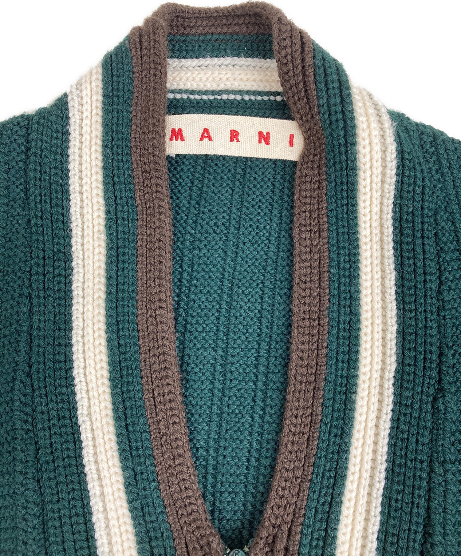 中古・古着通販】MARNI (マルニ) フロントジップカーディガン