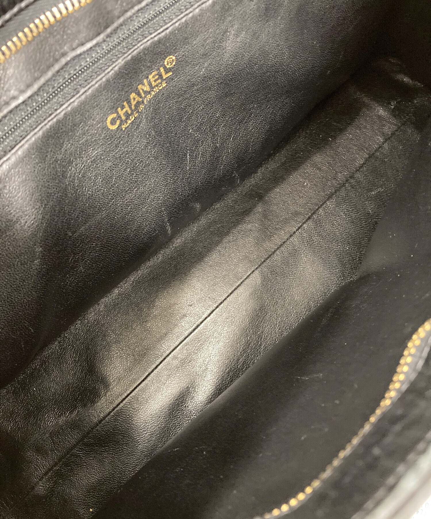 中古・古着通販】CHANEL (シャネル) マイクロキルティングキャンバス