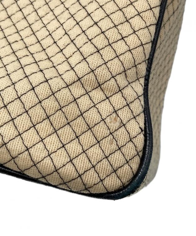 K*i様 CHANEL ベージュ キルティングショルダーバッグ 中古・古着通販】CHANEL (シャネル) マイクロキルティングキャンバス