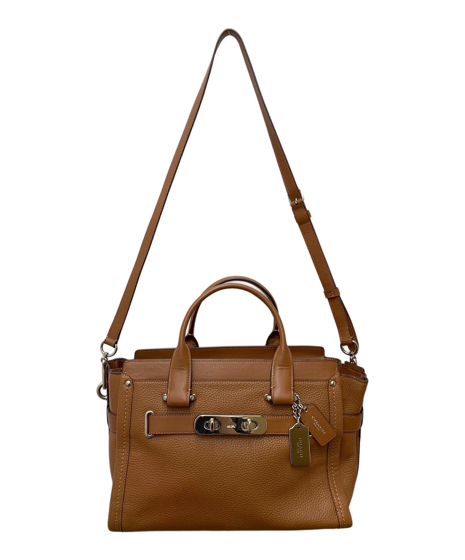 COACH 2way トートバッグ 中古・古着通販】COACH (コーチ) 2wayトートバッグ 34408