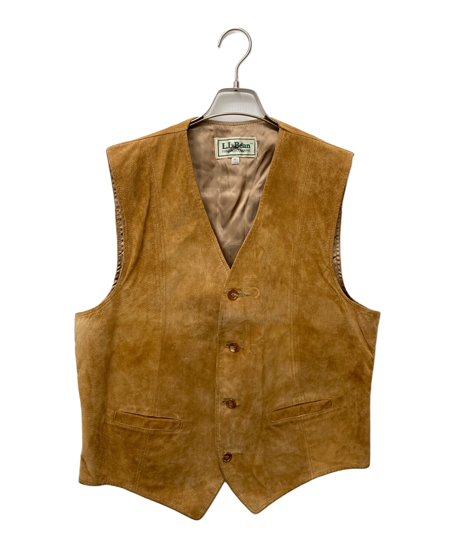 中古・古着通販】L.L.Bean (エルエルビーン) スエードレザーベスト 