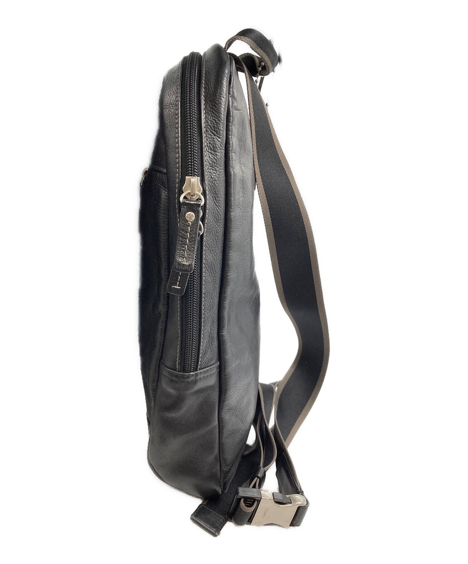 中古・古着通販】COACH (コーチ) ヘリテージ ウェブ レザー スリング 