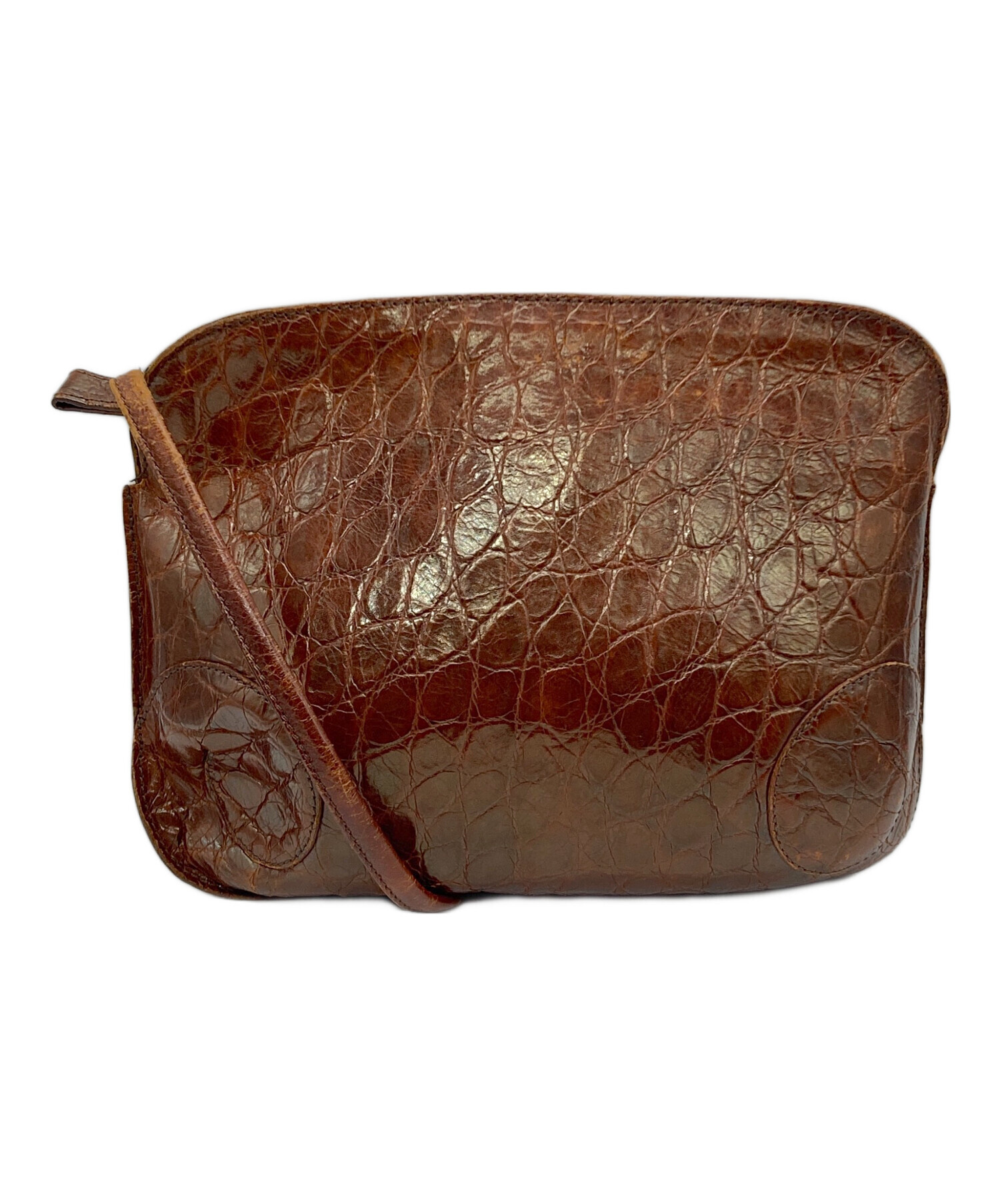 ISSEY MIYAKE ACCESSORY イッセイミヤケ レザーハンドバッグ 中古・古着通販】ISSEY MIYAKE ACCESSORY (イッセイミヤケ