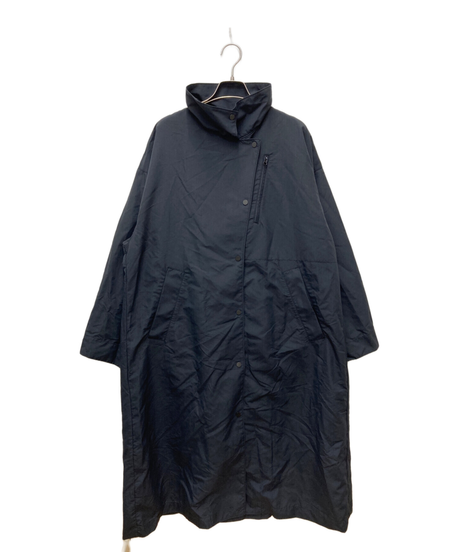 中古・古着通販】DANSKIN (ダンスキン) COMPACT LONG COAT ブラック
