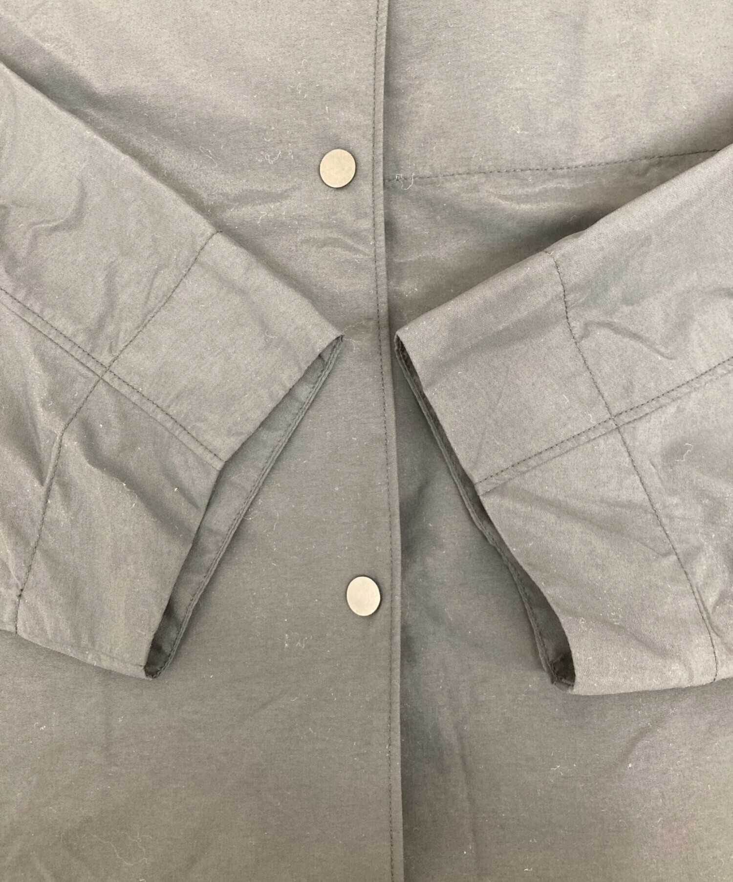 中古・古着通販】DANSKIN (ダンスキン) COMPACT LONG COAT ブラック