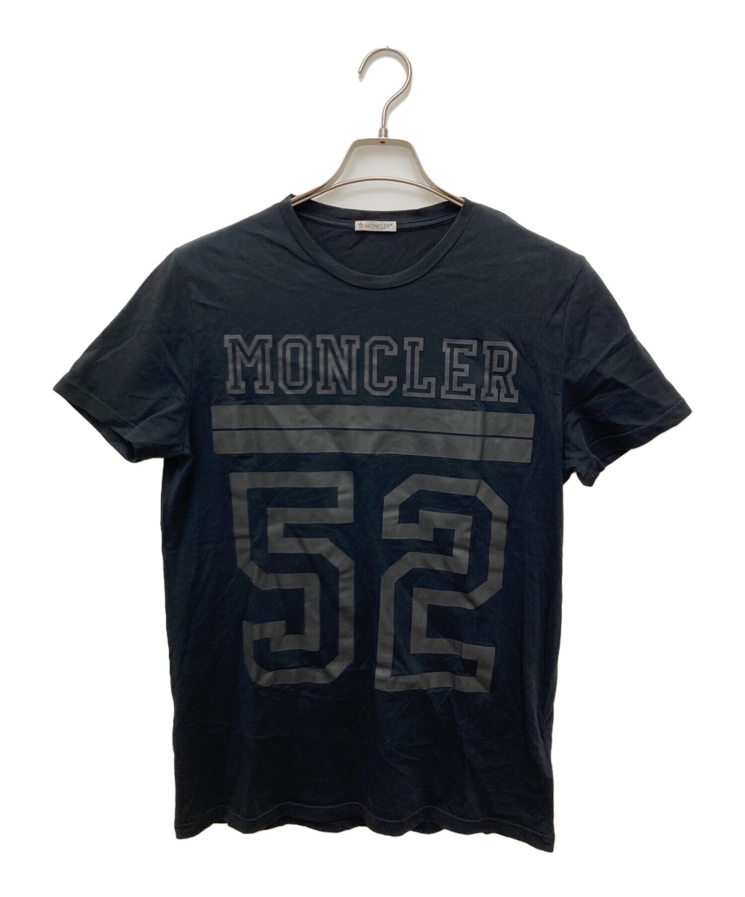 中古・古着通販】MONCLER (モンクレール) Tシャツ ブラック サイズ:L