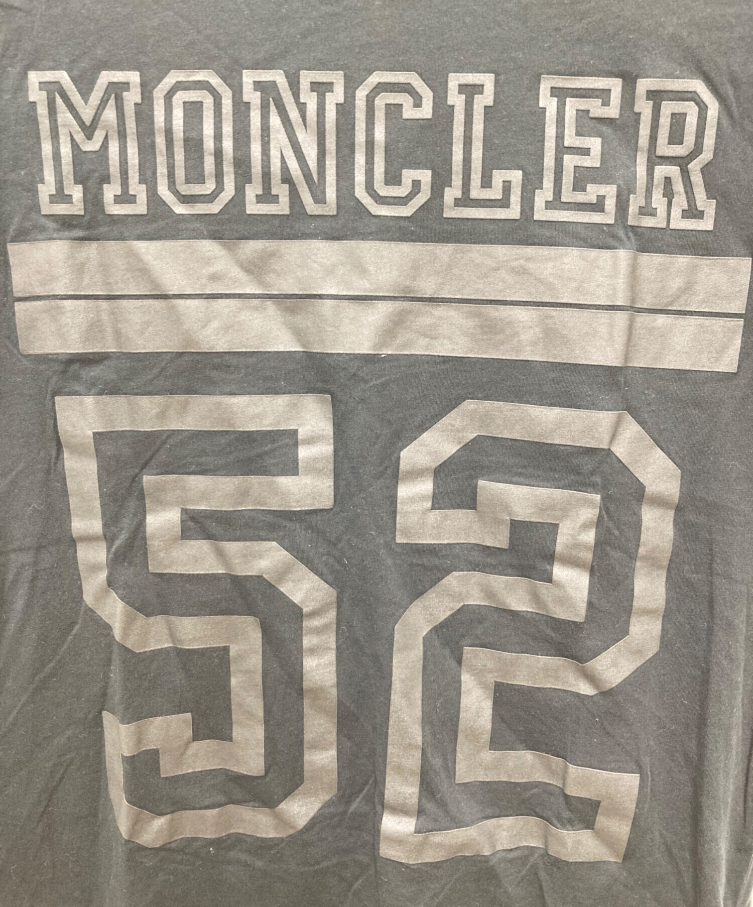 中古・古着通販】MONCLER (モンクレール) Tシャツ ブラック サイズ:L 