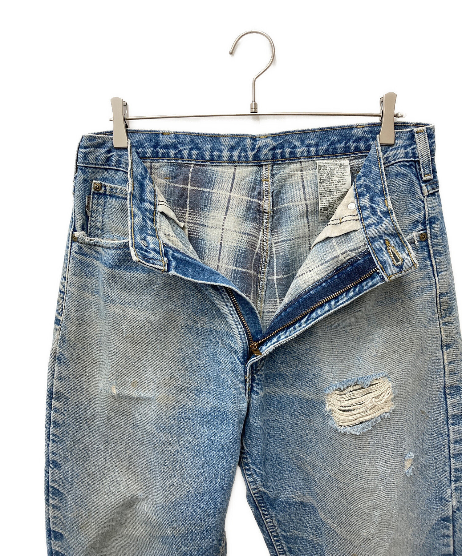 中古・古着通販】CarHartt (カーハート) Flannel Lined Jeans B21 DST 
