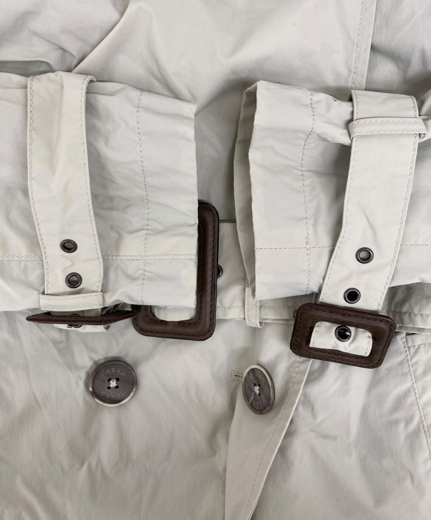 中古・古着通販】HERNO (ヘルノ) トレンチコート グレー サイズ:40