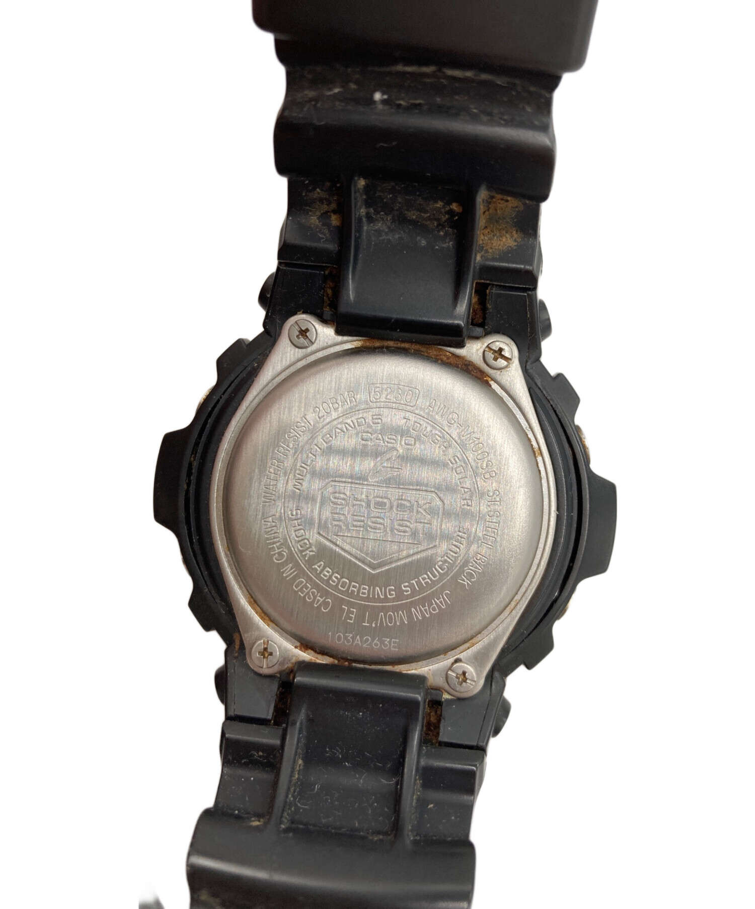 中古・古着通販】CASIO (カシオ) 腕時計 AWG-M100SB ブルー｜ブランド 