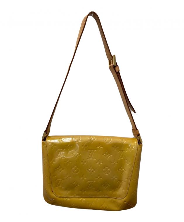 お値下げ中Louis Vuitton イエローレザー ケース　ヴェルニ 中古・古着通販】LOUIS VUITTON (ルイ ヴィトン) ヴェルニ・トンプソン