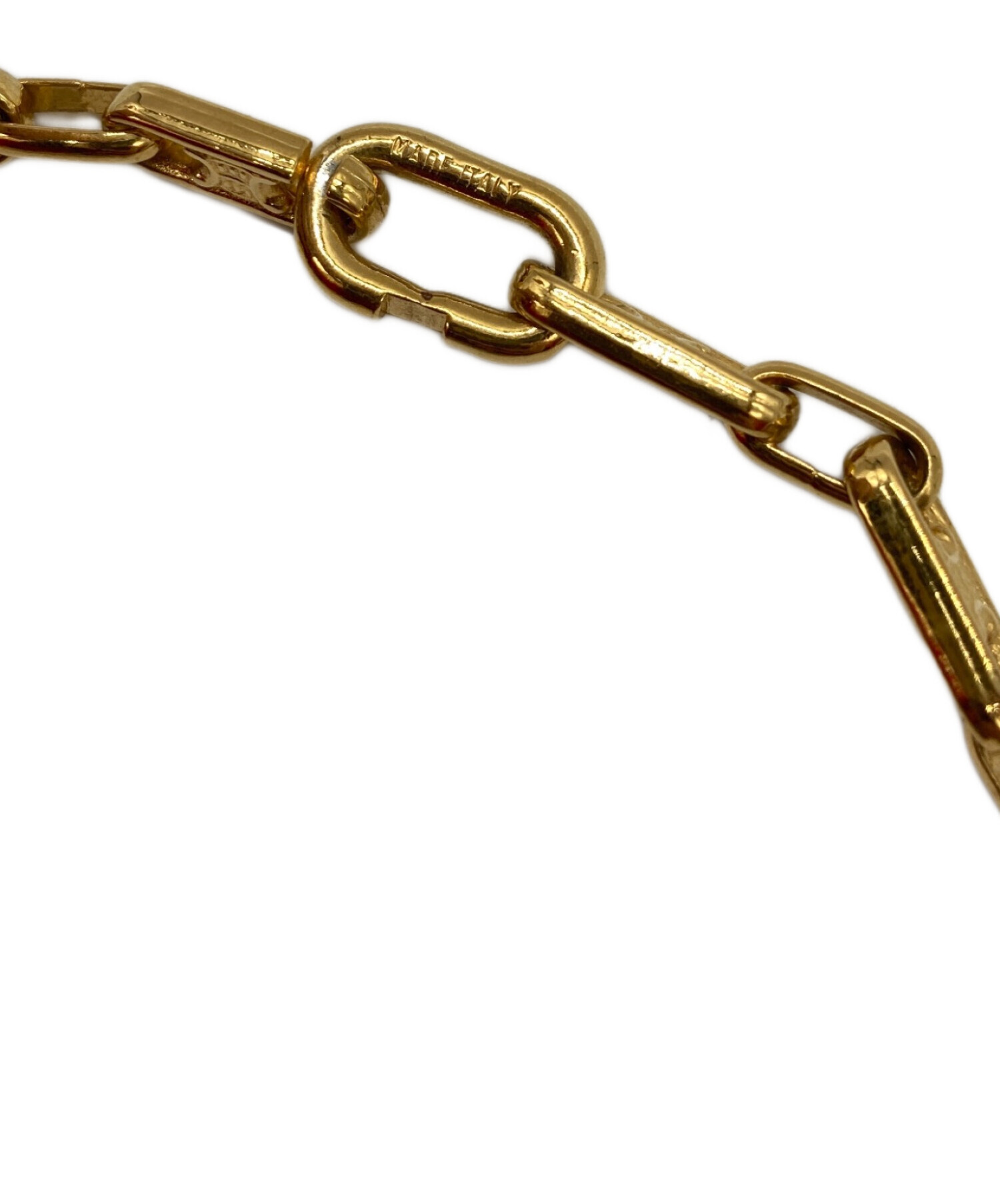 中古・古着通販】CELINE (セリーヌ) マカダムネックレス ゴールド