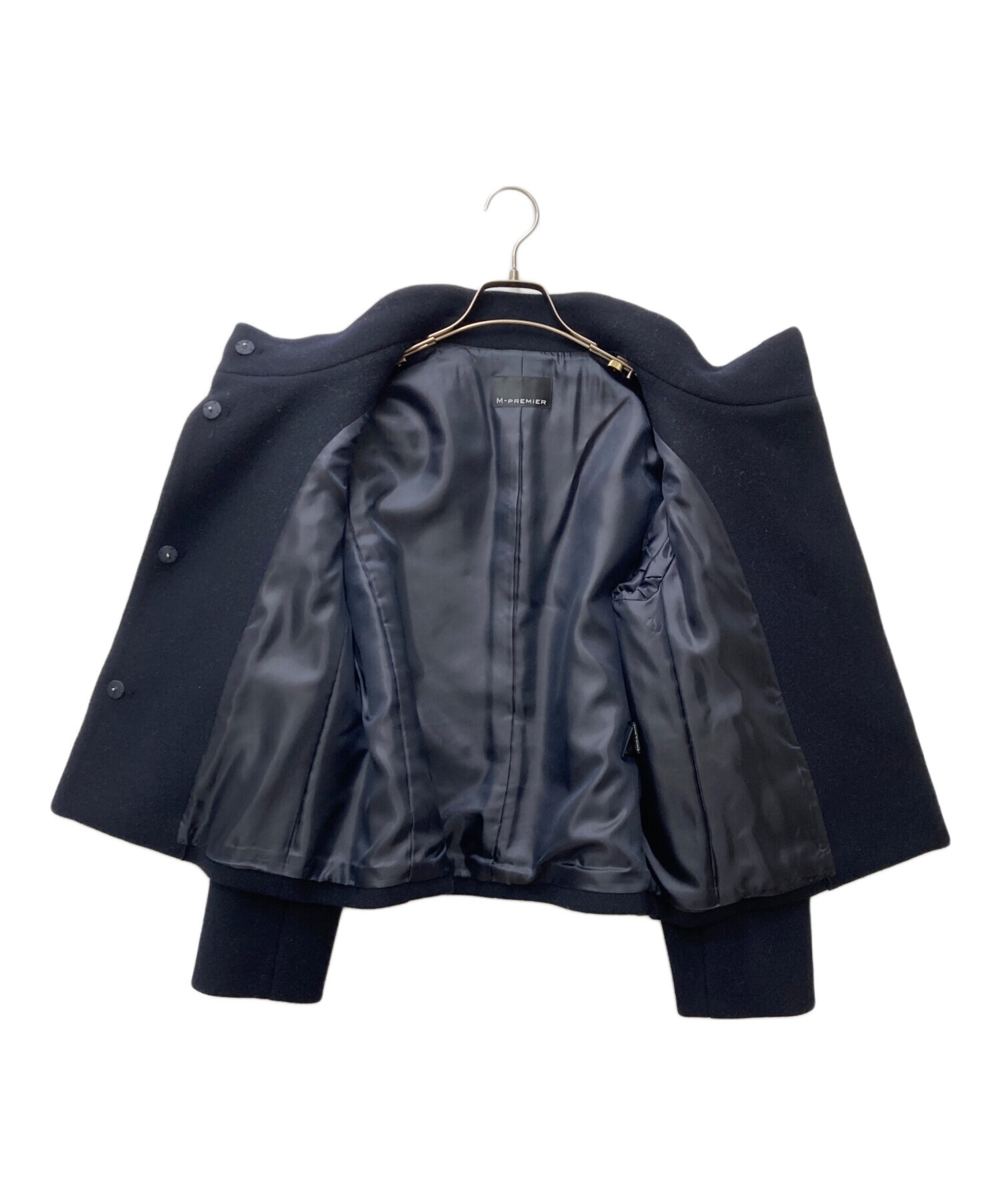 中古・古着通販】M-PREMIER (エムプルミエ) ラムメルトンスタンド