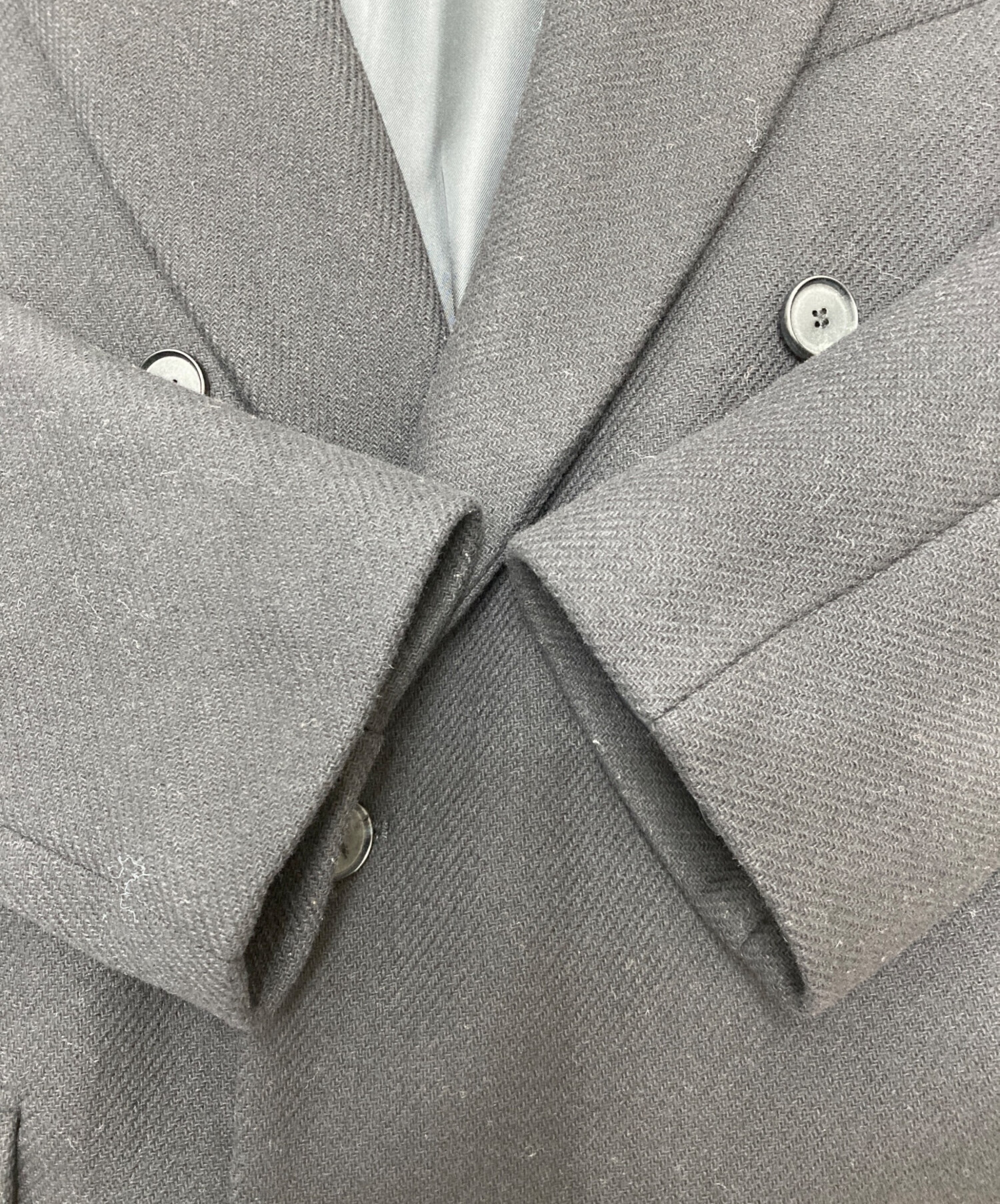 中古・古着通販】ZARA (ザラ) チェスターコート ブラック サイズ:S