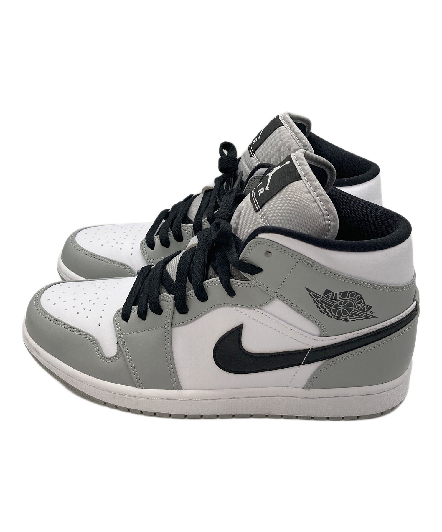 中古・古着通販】NIKE (ナイキ) Air Jordan 1 Mid Light Smoke Grey 