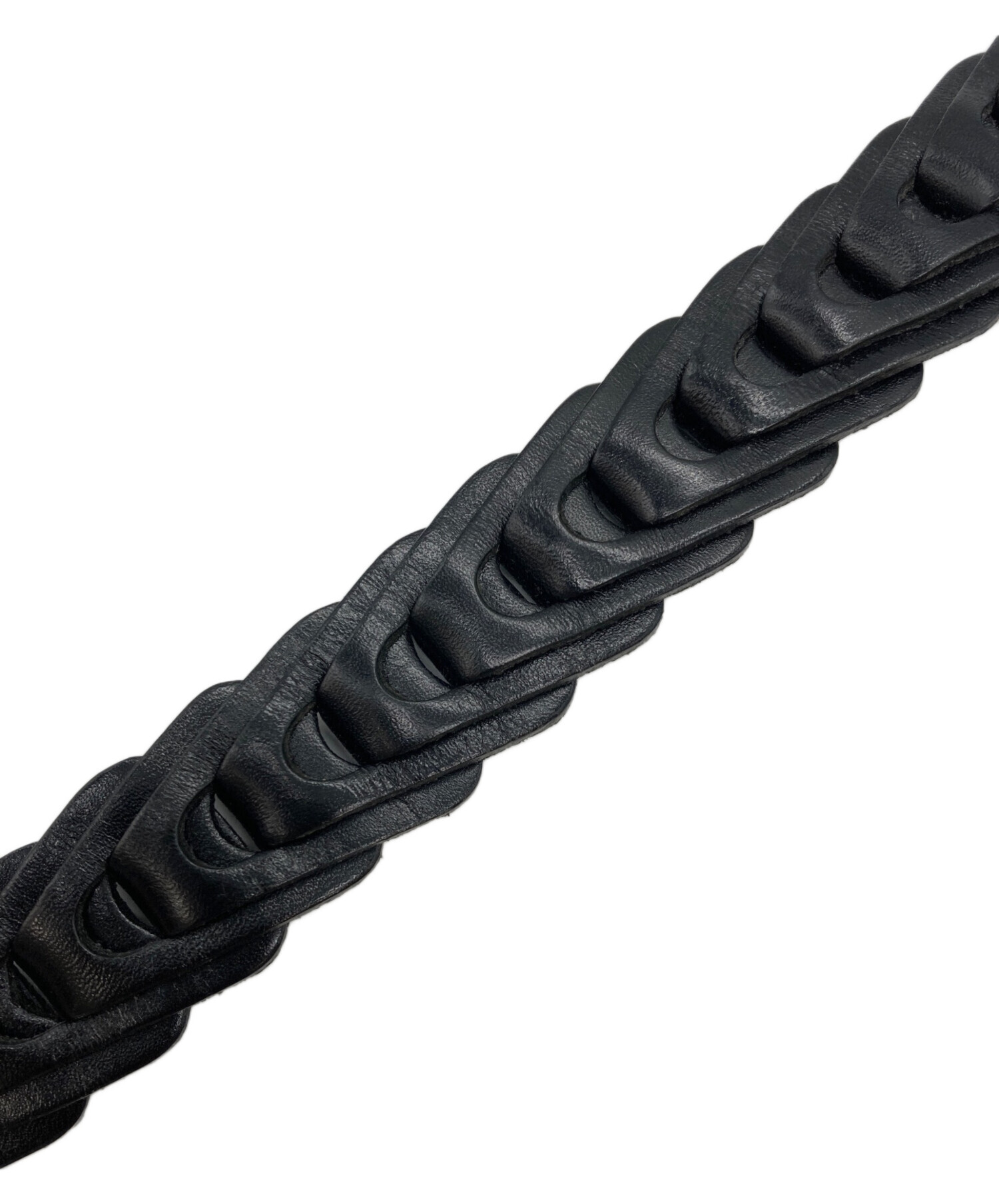 中古・古着通販】GUCCI (グッチ) 編み込みレザーベルト 109956