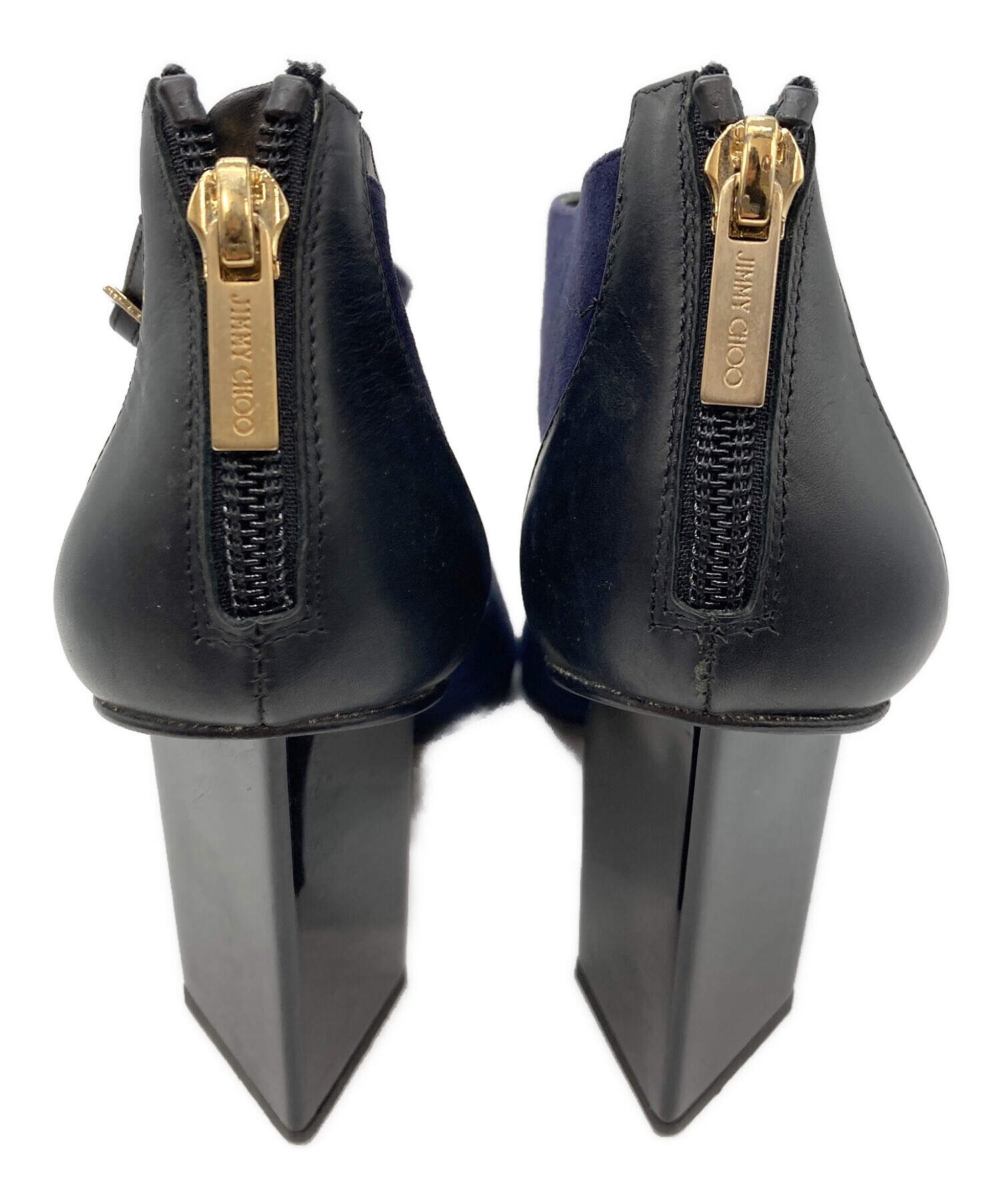 Jimmy Choo romy100 サイズ37ハーフ　新品未使用　箱無し 中古・古着通販】JIMMY CHOO (ジミーチュウ) ヒールブーツ パープル