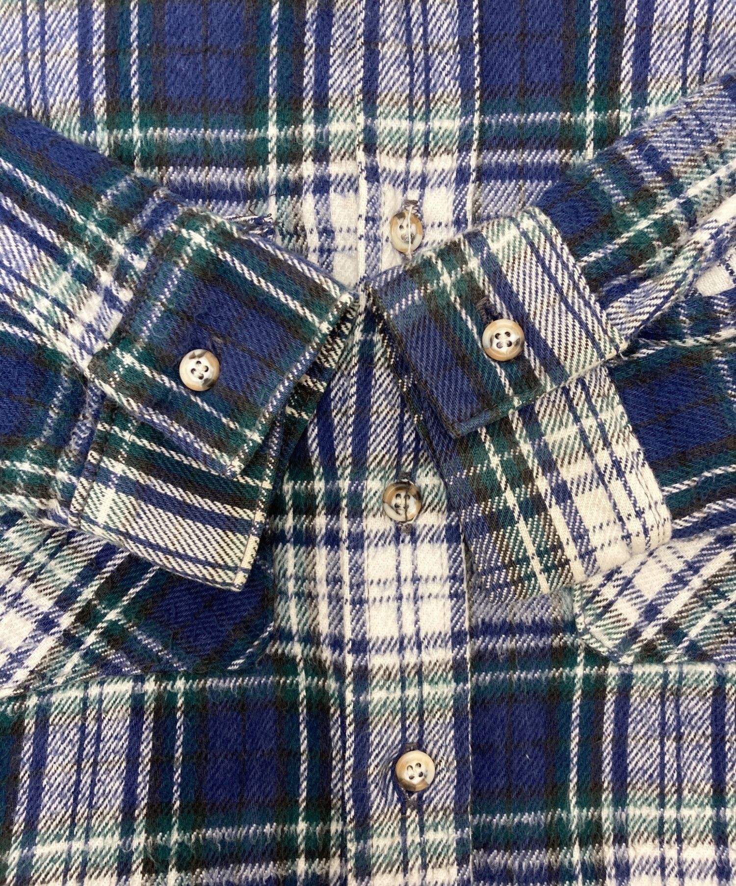 中古・古着通販】FIVE BROTHER (ファイブブラザー) チェックネルシャツ