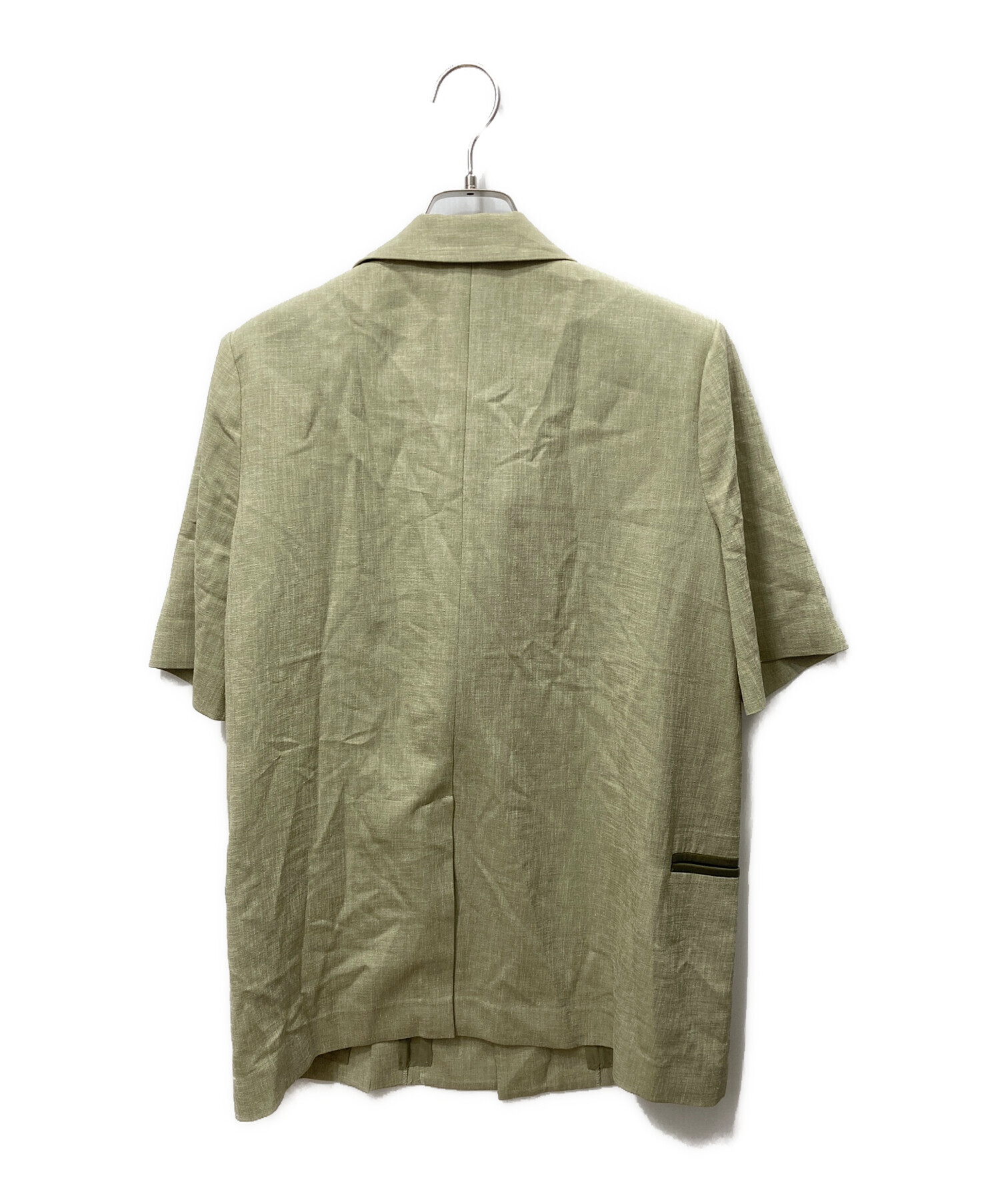 中古・古着通販】MURRAL (ミューラル) リネンライク ハーフスリーブ 