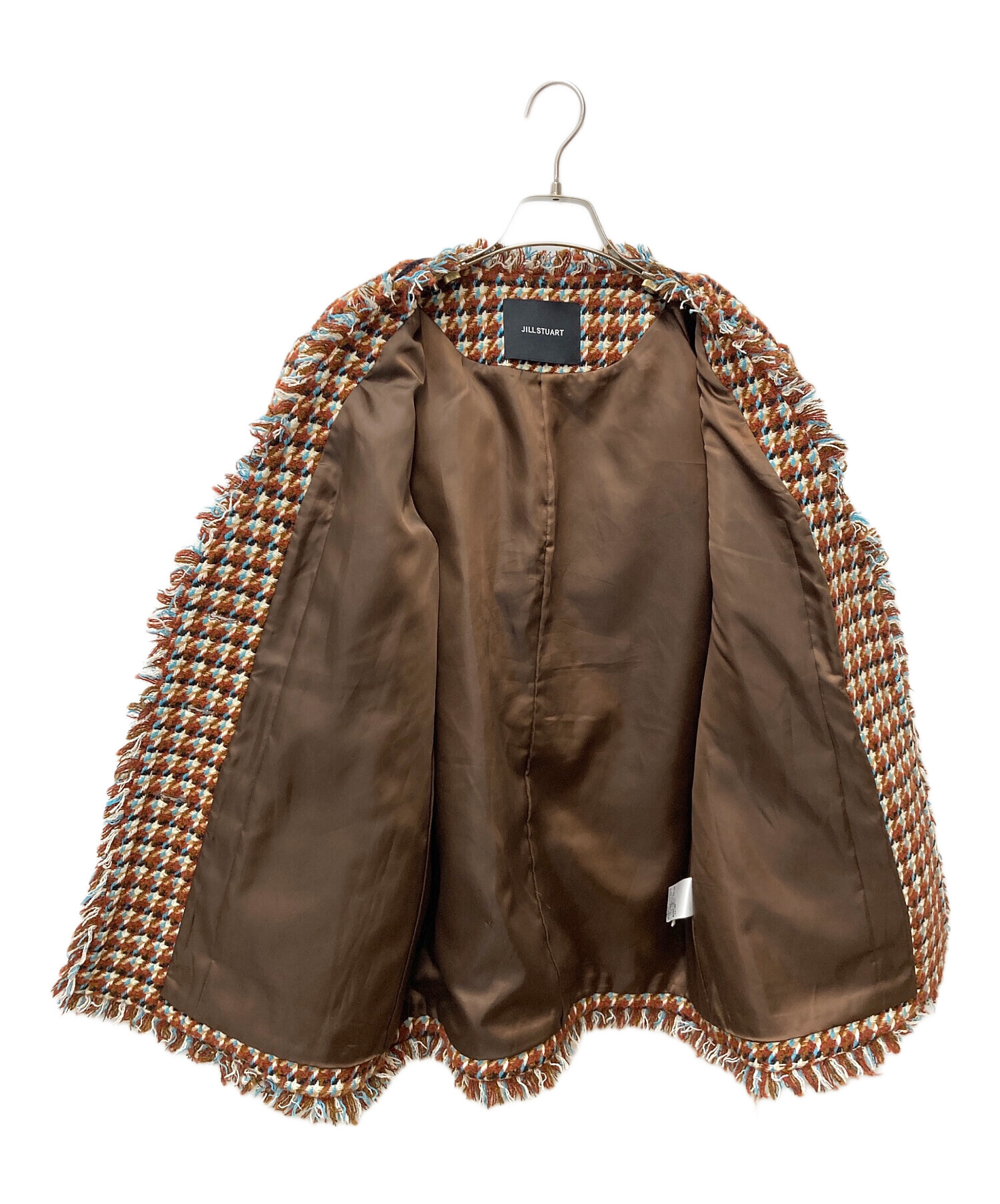 ジルJILL☆カラーミックスツイードジャケット 中古・古着通販】JILL STUART (ジルスチュアート) カラーミックス