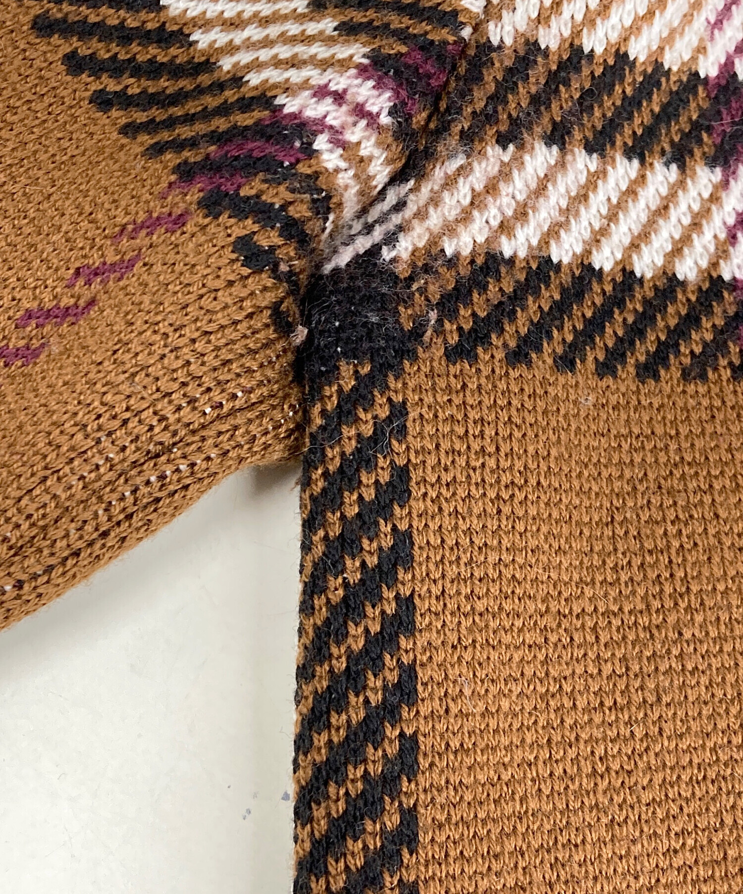 中古・古着通販】BURBERRY (バーバリー) メガチェック クロップド V