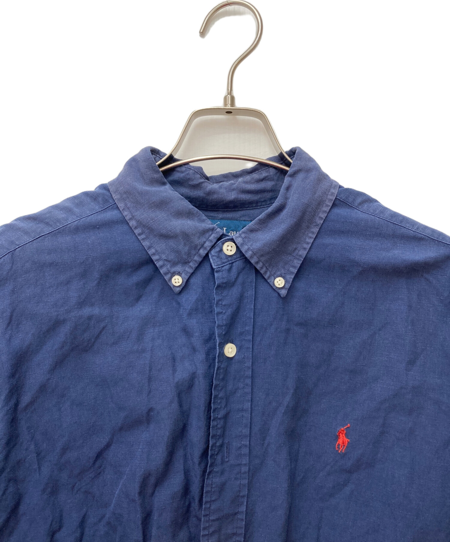 中古・古着通販】RALPH LAUREN (ラルフローレン) シルクリネンBDシャツ