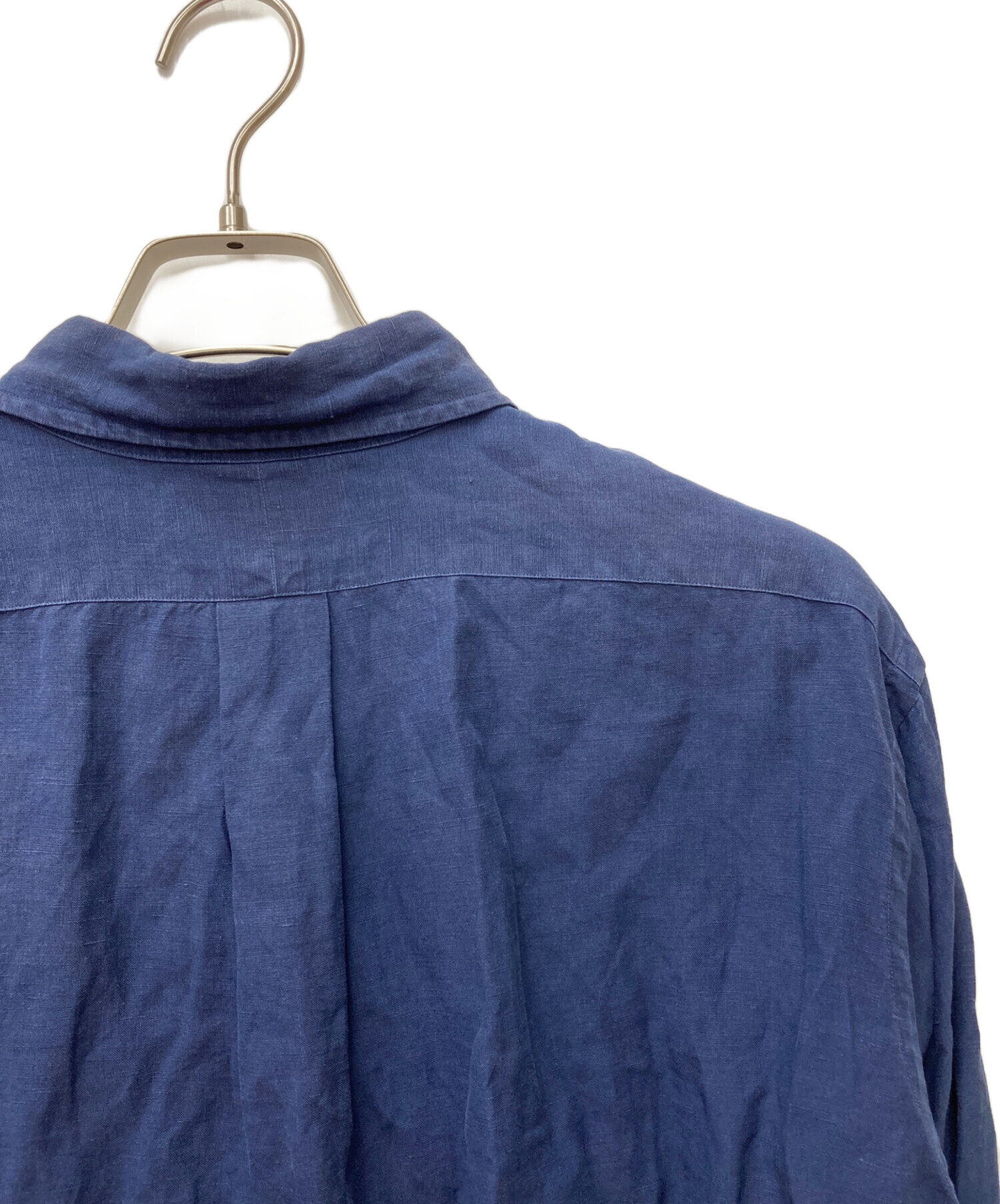 J*様 (古着)00s polo ralph lauren ワイドシルクリネンス 中古・古着通販】RALPH LAUREN (ラルフローレン) シルクリネンBDシャツ