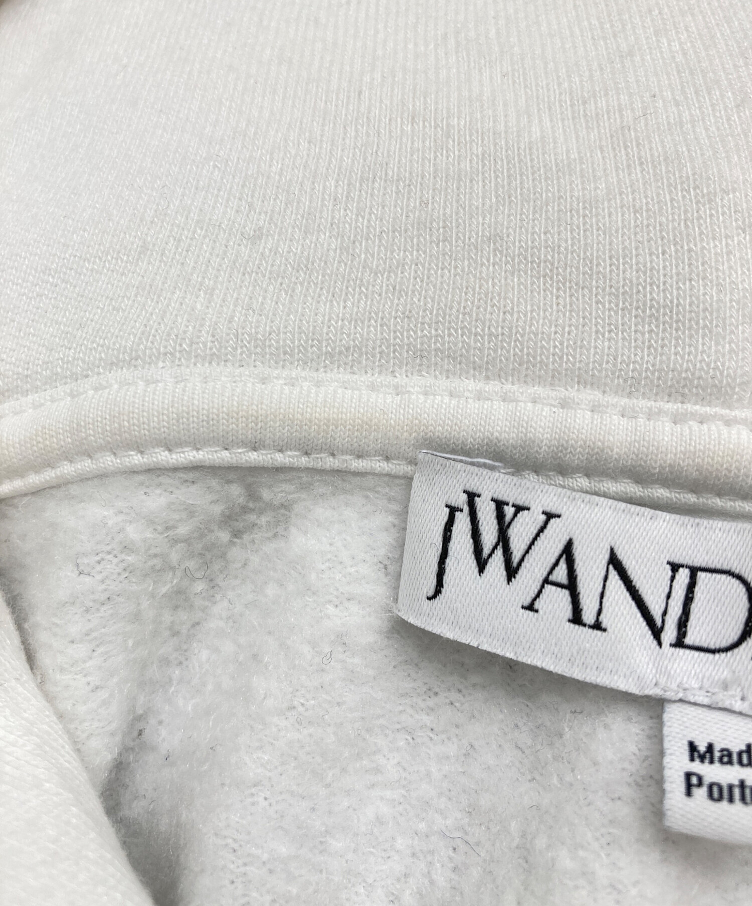 JW Anderson ジェイダブリューアンダーソン スウェット M 白 【古着】【中古】【送料無料】 J.W.ANDERSON - JW Anderson ジェイダブリューアンダーソン スウェット