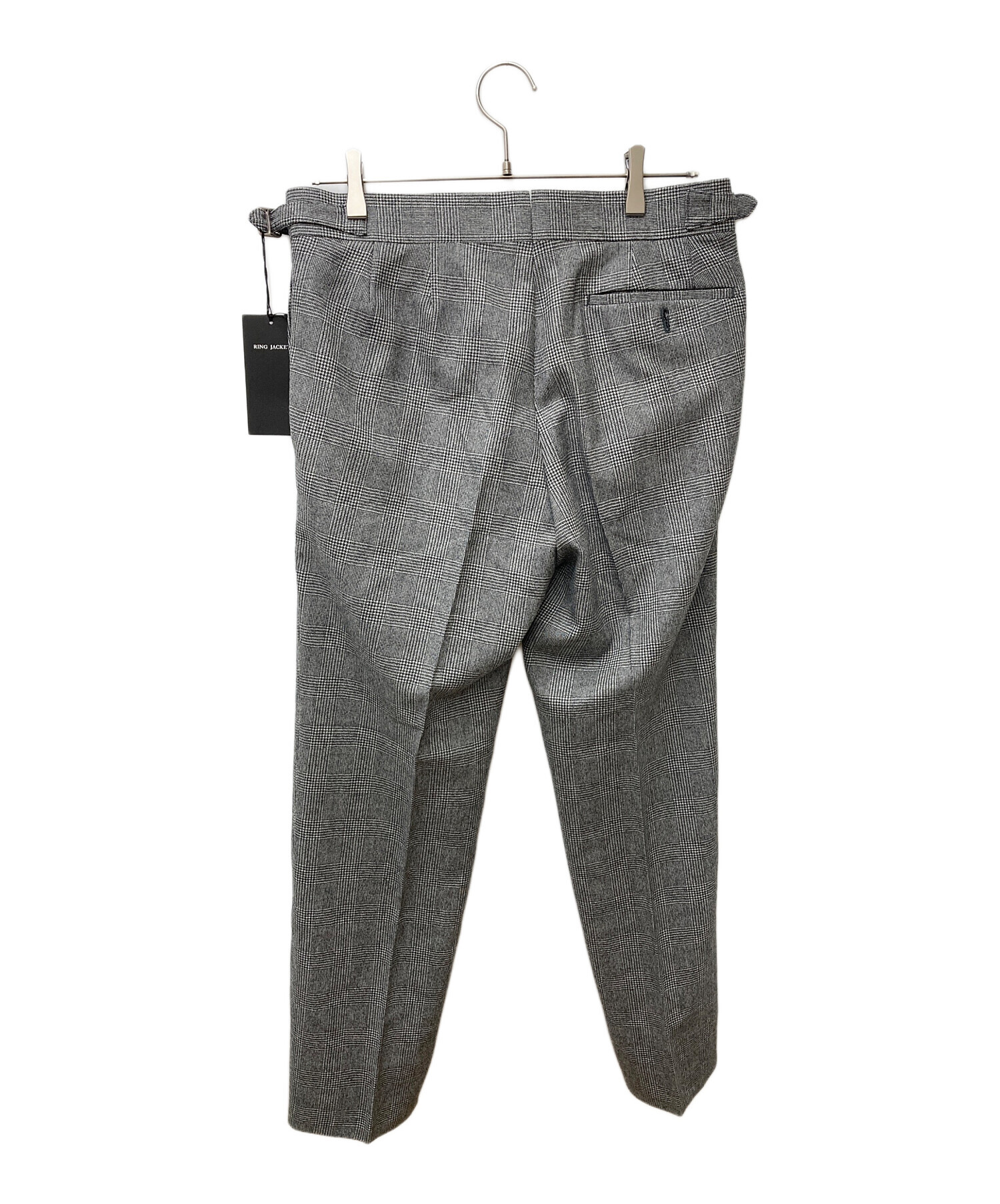 RING JACKET 2プリーツサイドアジャスタースラックス 中古・古着通販】RING JACKET (リングジャケット) ウール2インプリーツ
