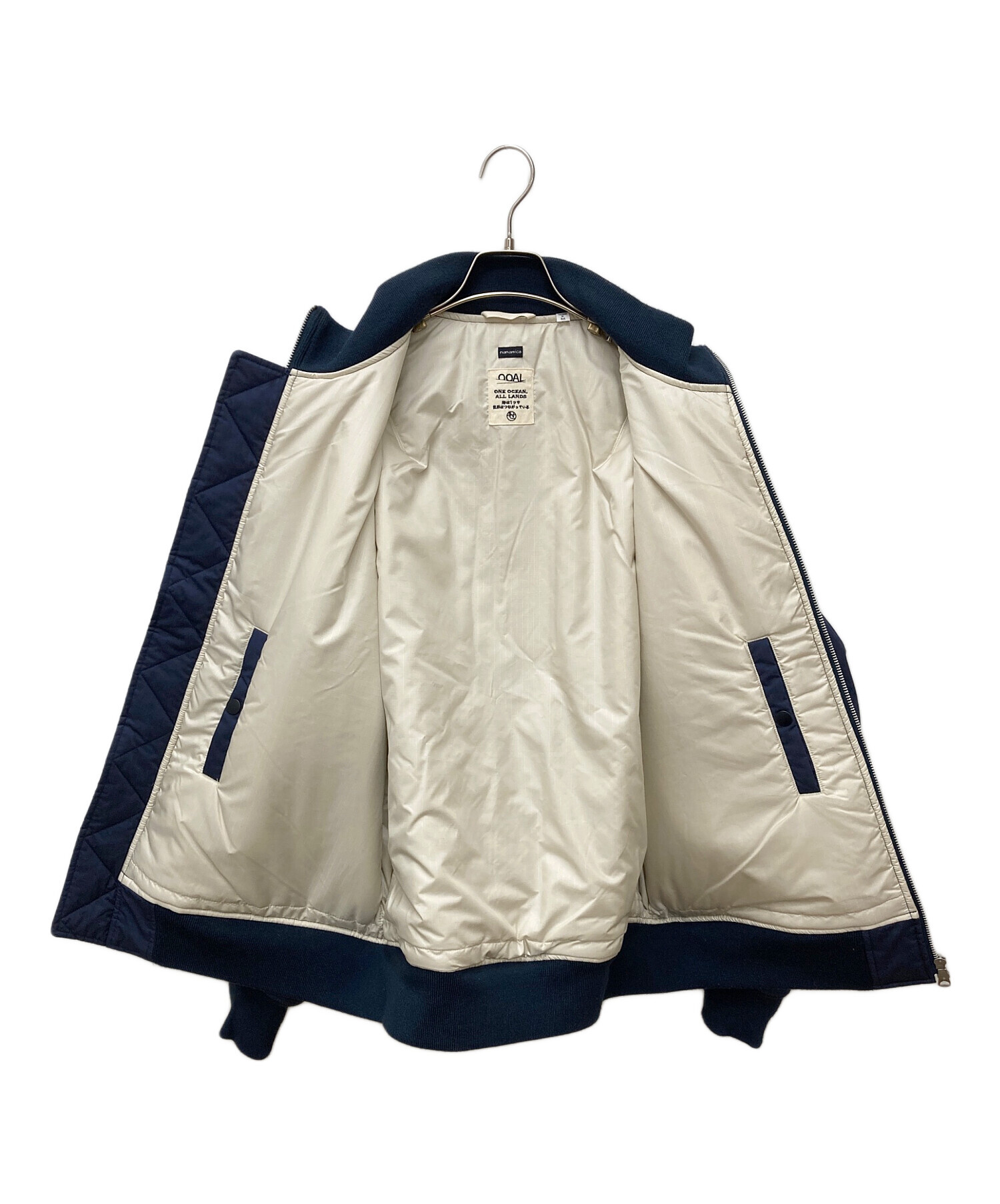 中古・古着通販】nanamica (ナナミカ) Insulation Varsity Jacket Navy