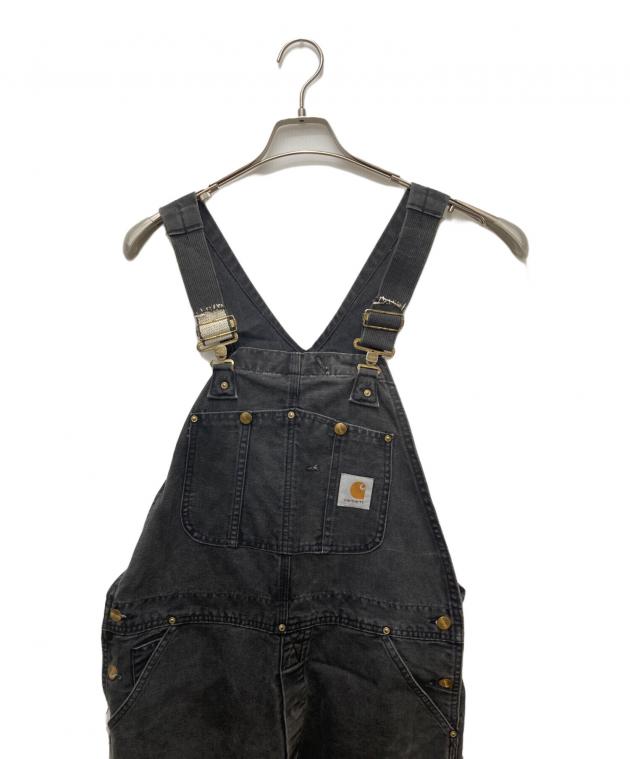 カーハート　USA製 ブラック　ダブルニー　オーバーオール 中古・古着通販】CarHartt (カーハート) ダブルニーオーバーオール