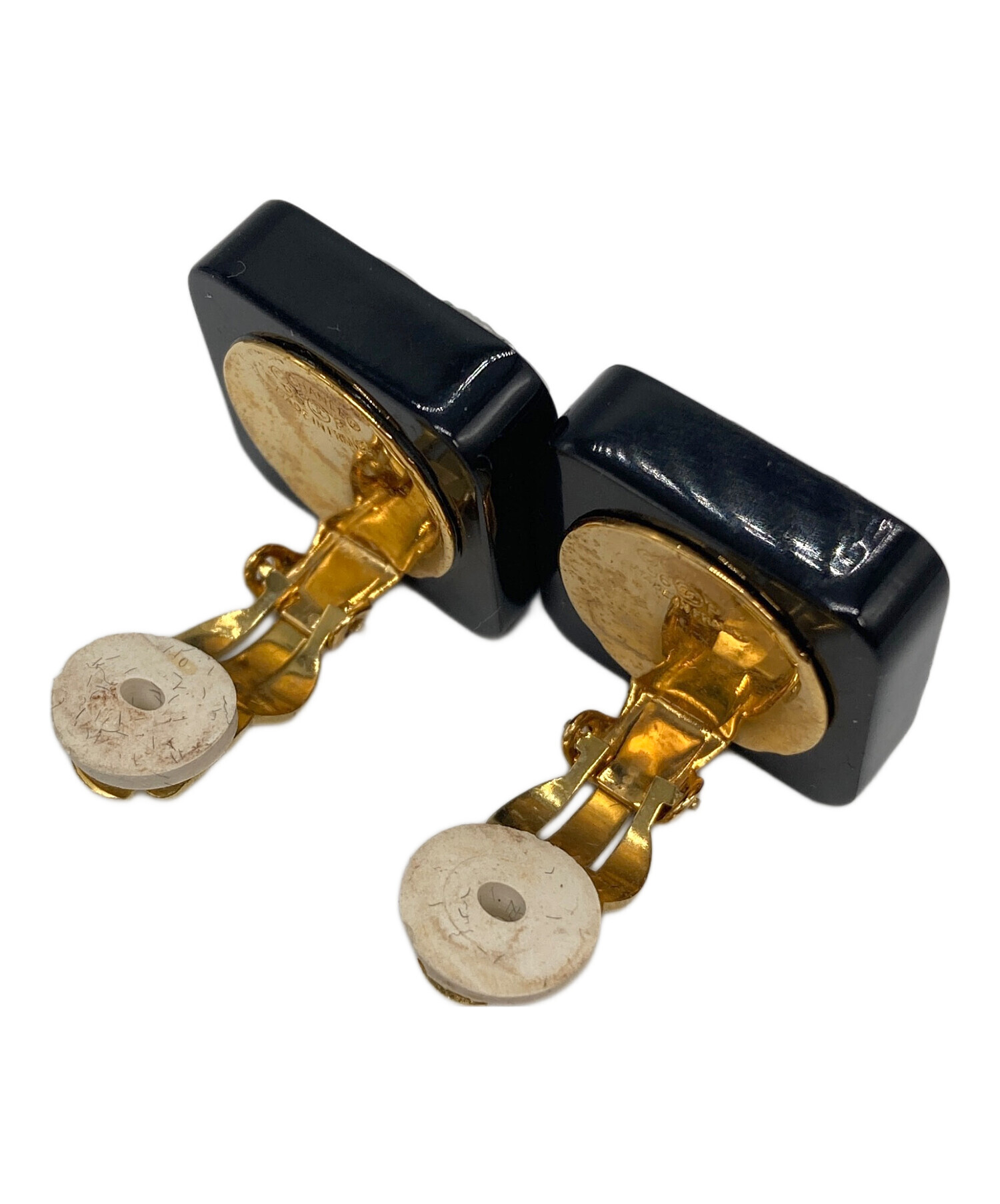 中古・古着通販】CHANEL (シャネル) ココマークイヤリング ブラック