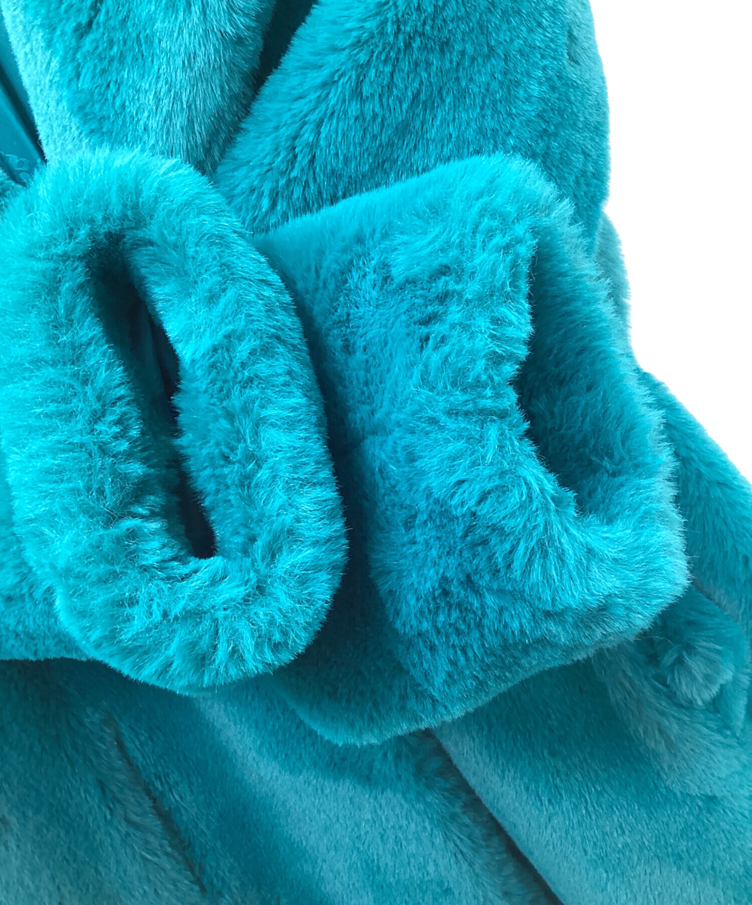 中古・古着通販】Jakke (ジャッキー) エコファーコート エメラルド