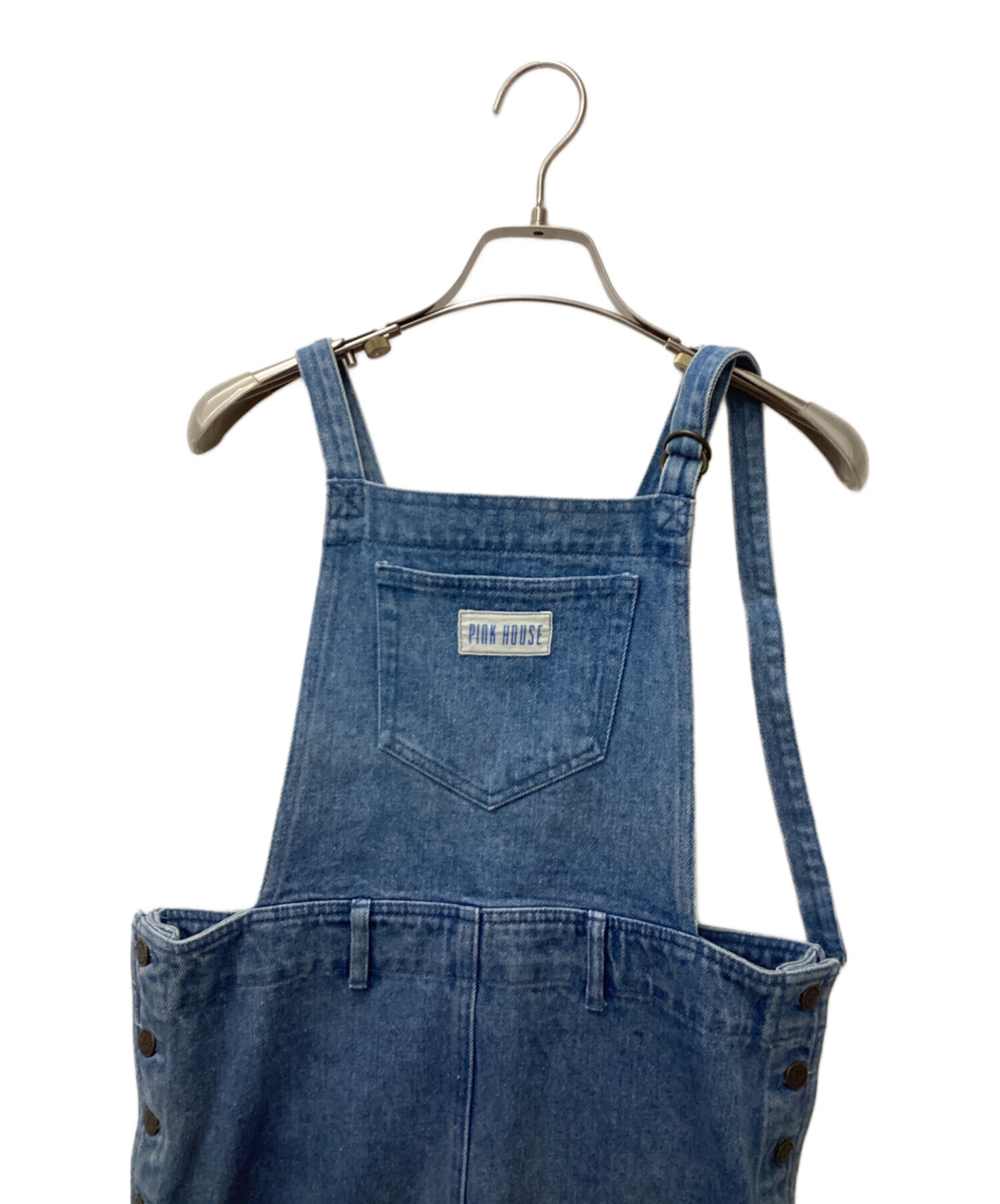 Pink House デニムサロペット 中古・古着通販】PINKHOUSE (ピンクハウス) デニムサロペット
